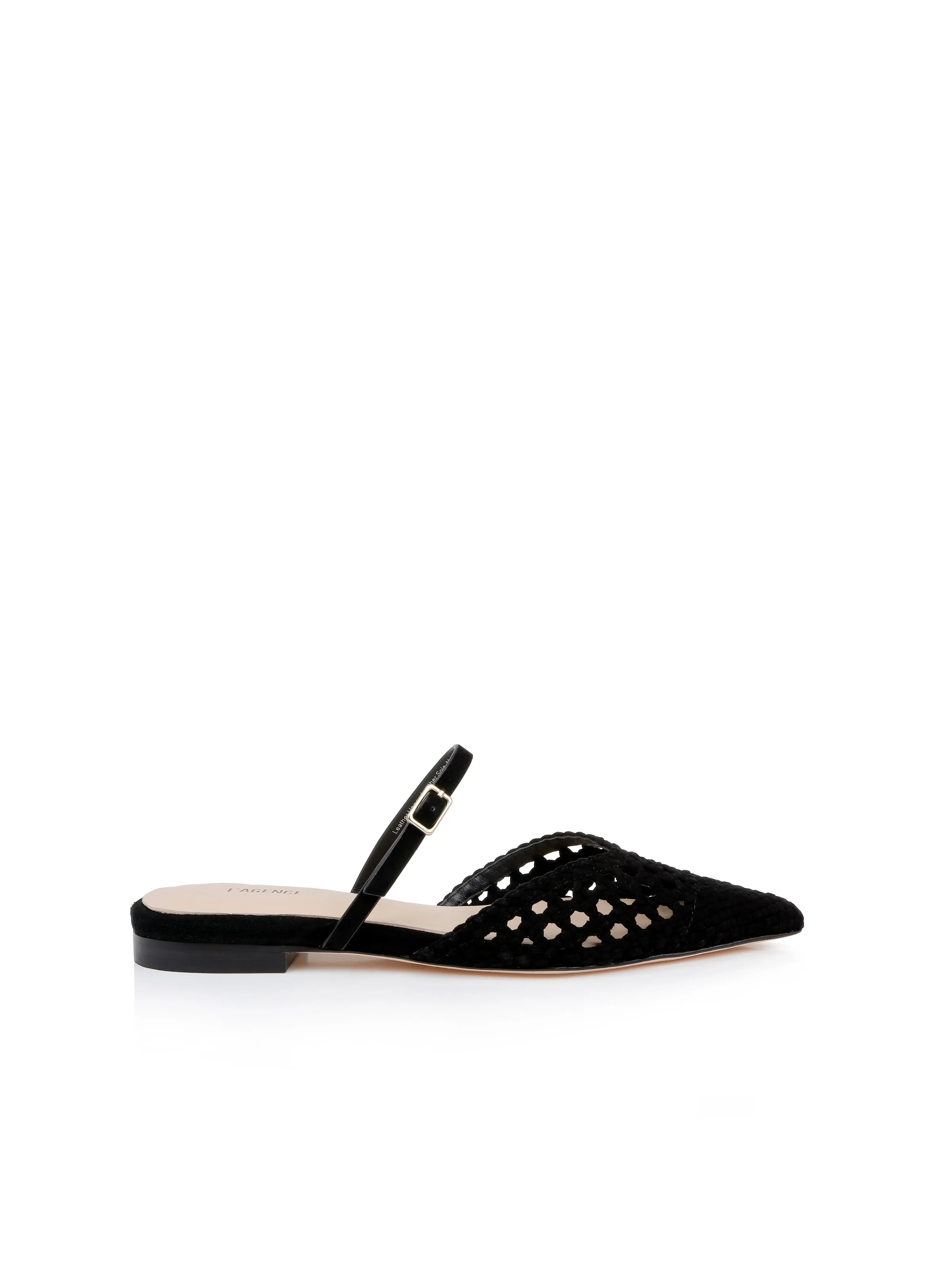 Jacklyn Suede Flat Mule - Image 4