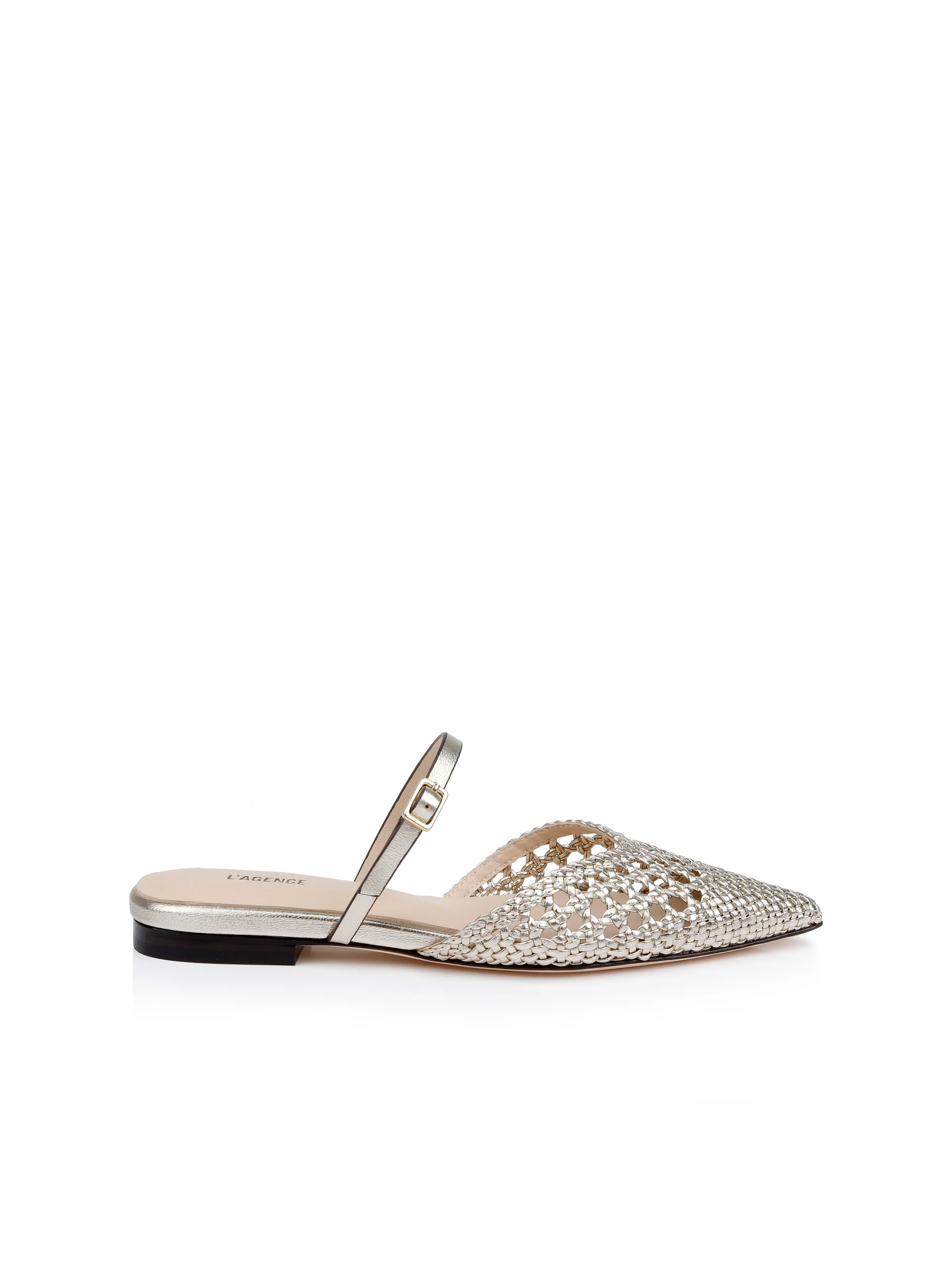 Jacklyn Leather Flat Mule - Image 4