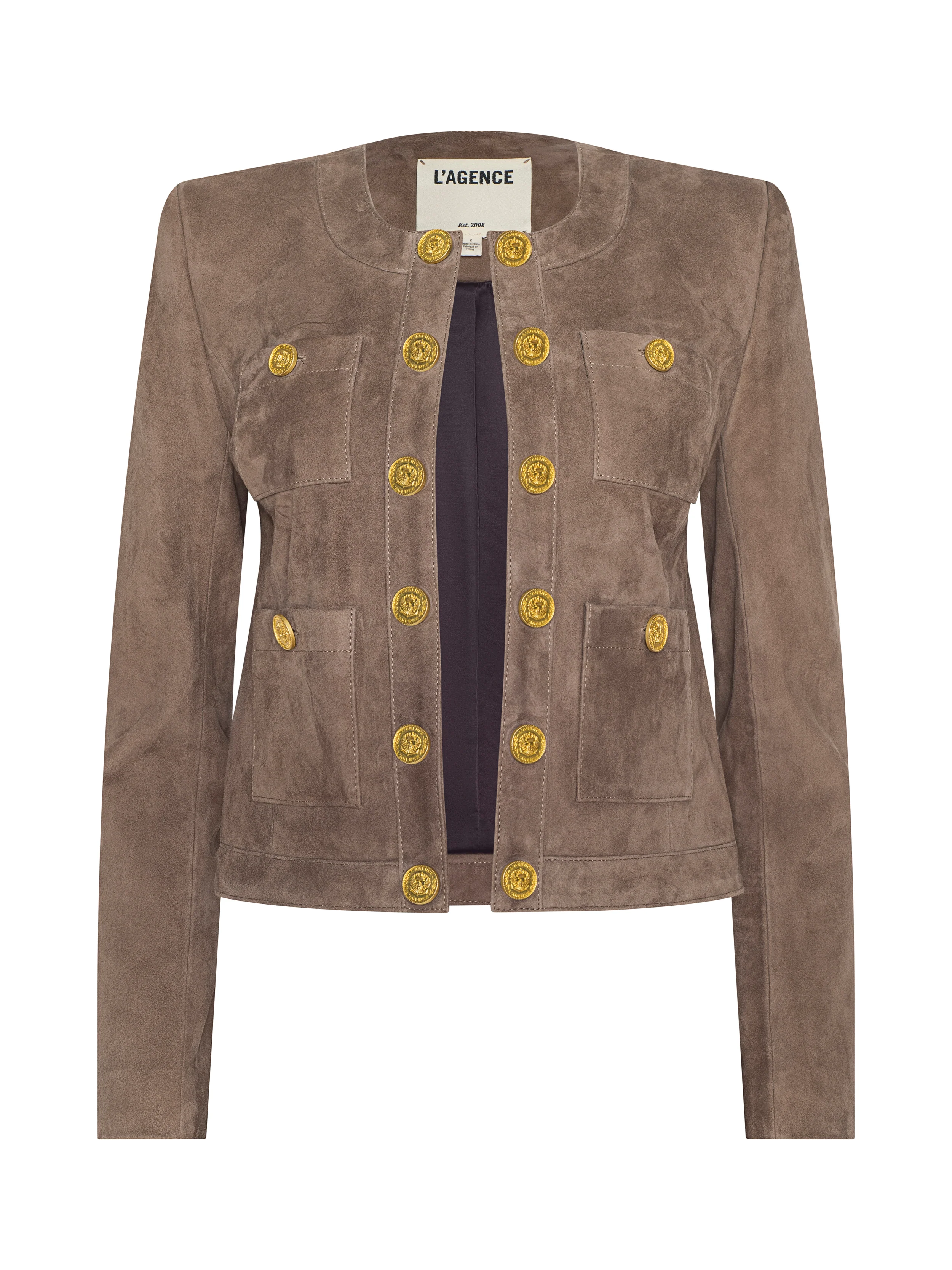 Jayde Collarless Jacket - Image 8