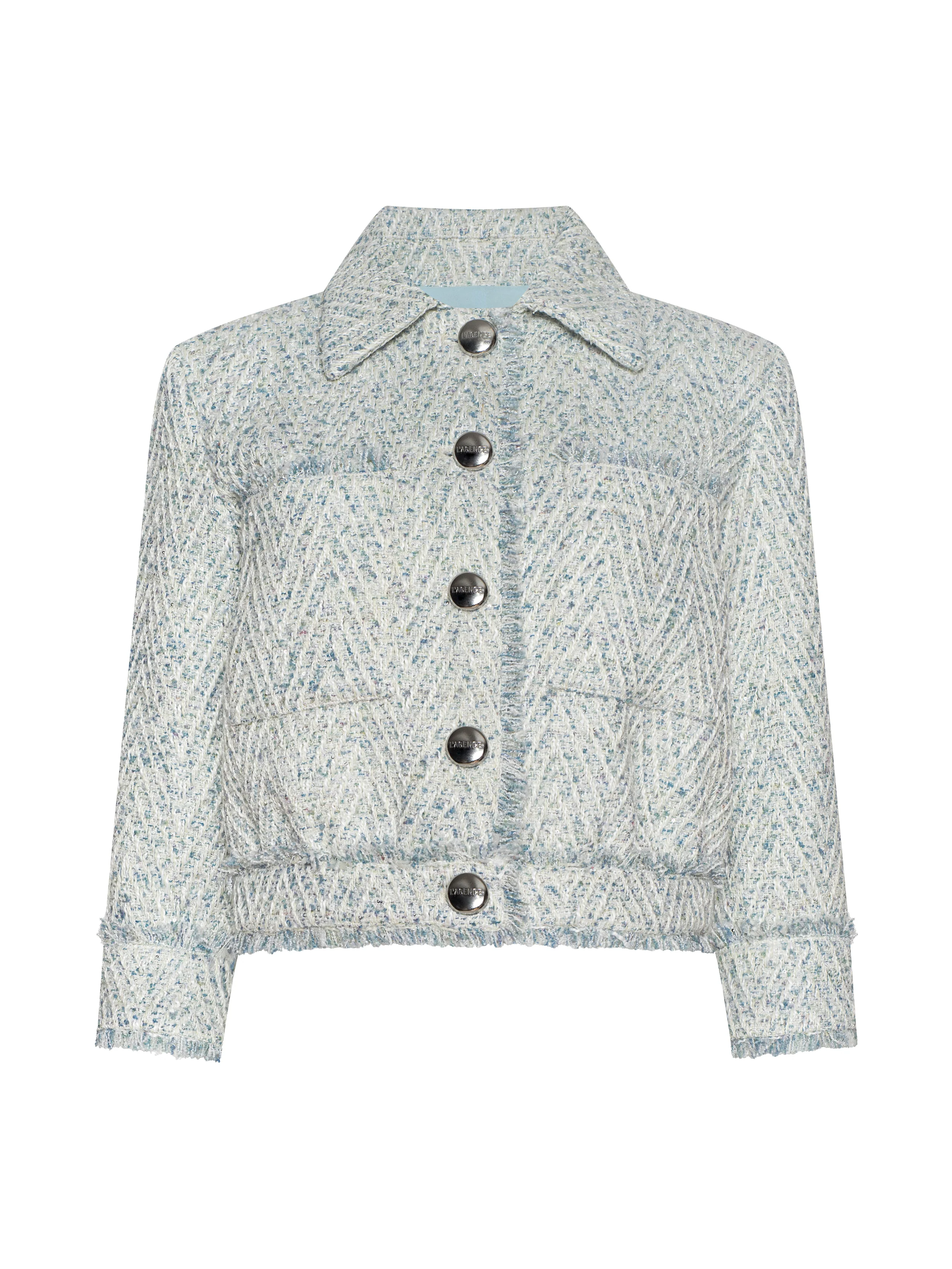Jia Fringed Tweed Jacket - Image 8
