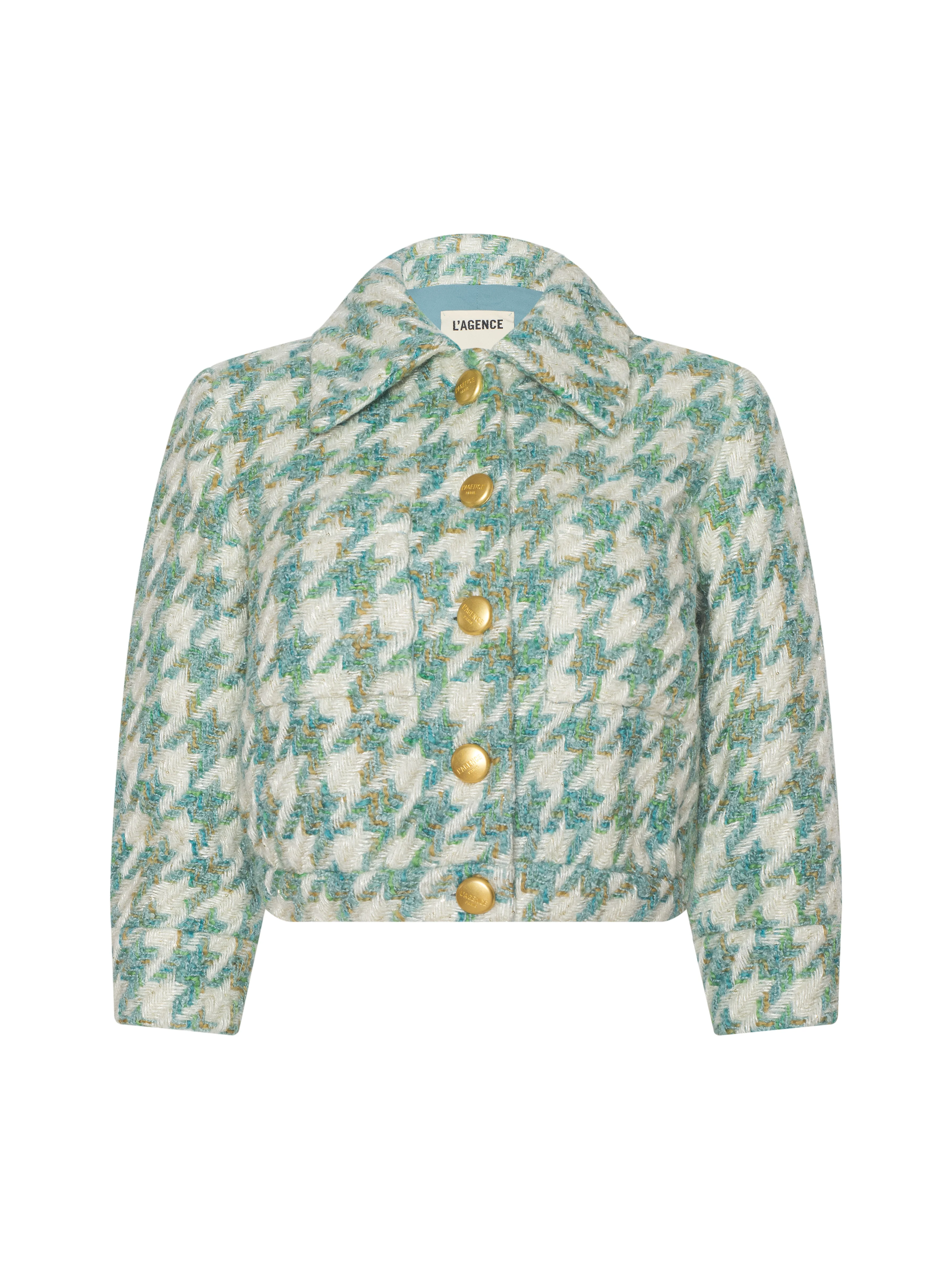 Jia Houndstooth Tweed Jacket - Image 7