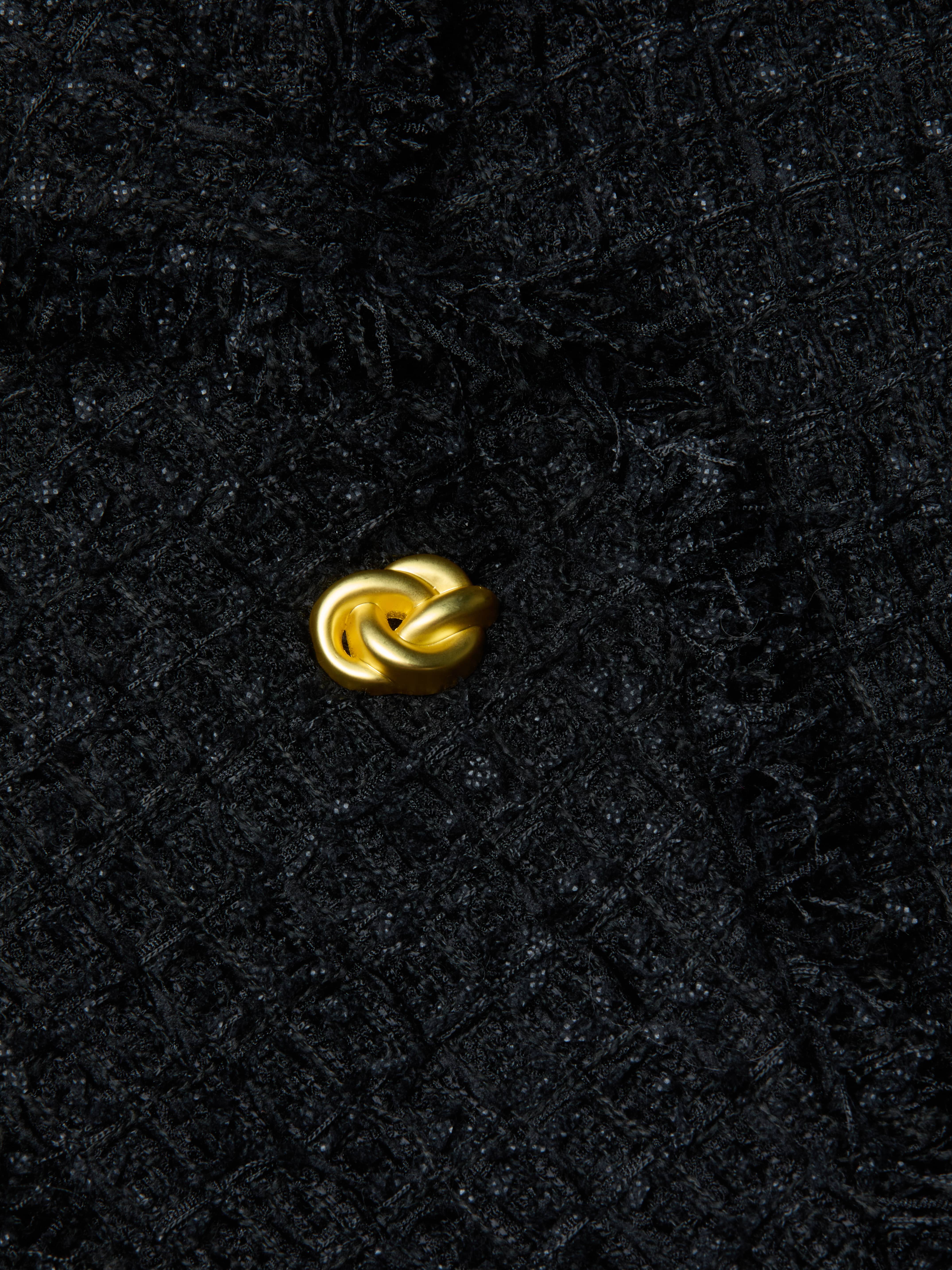 Kaisley Frayed Trim Blazer - Image 5