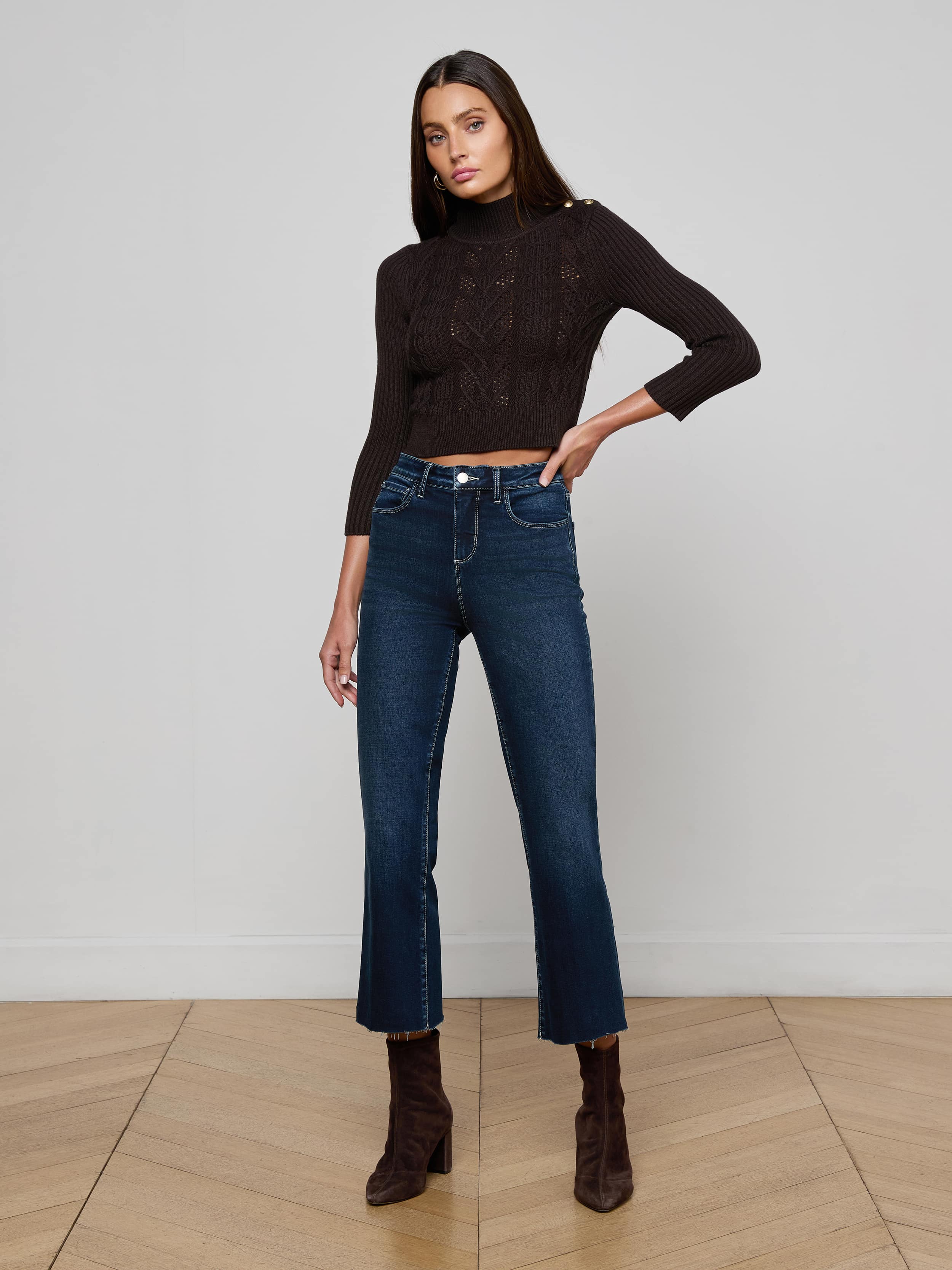 Kamdyn Cropped Sweater - Image 3