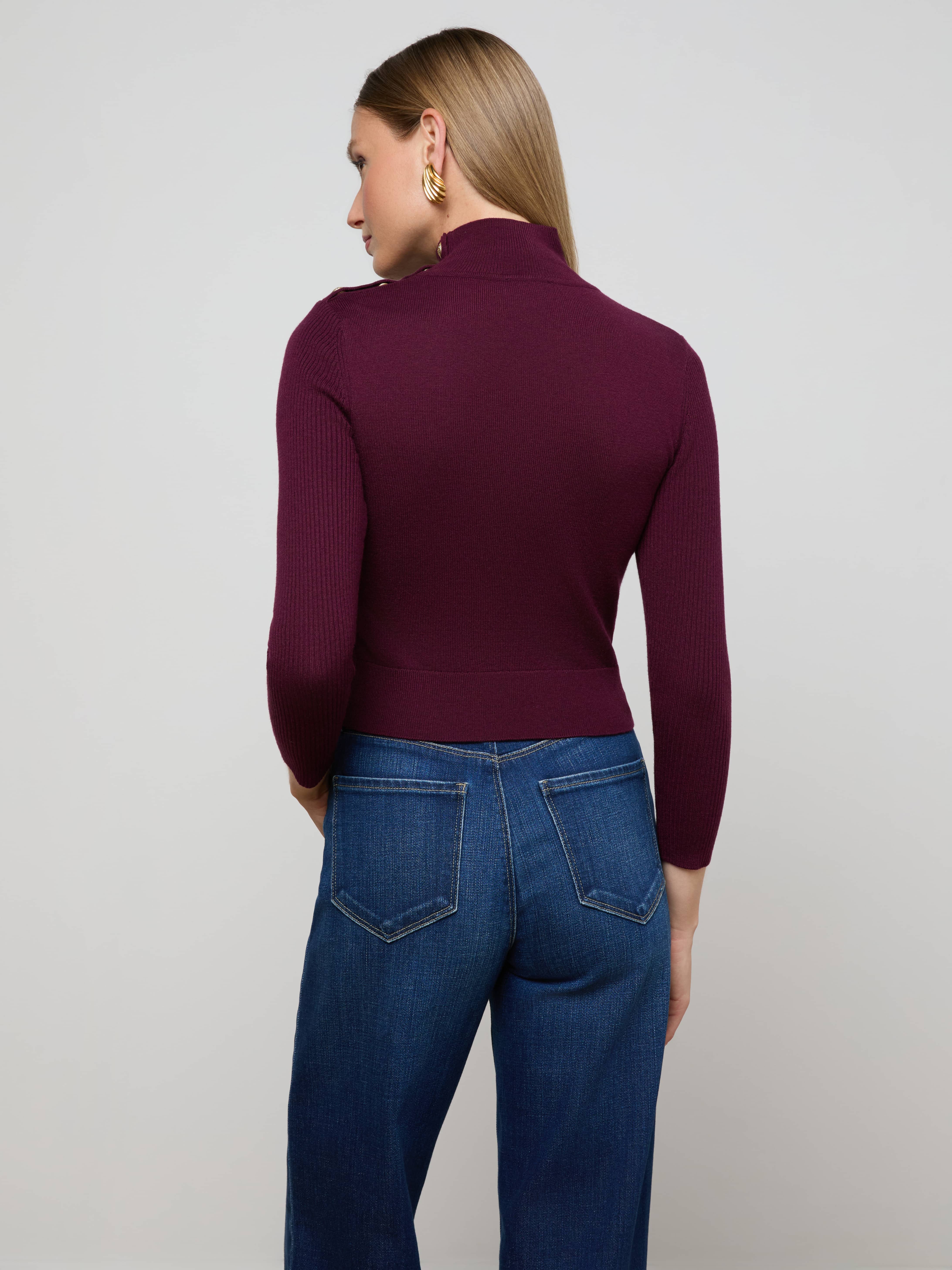 Kamdyn Cropped Sweater - Image 4