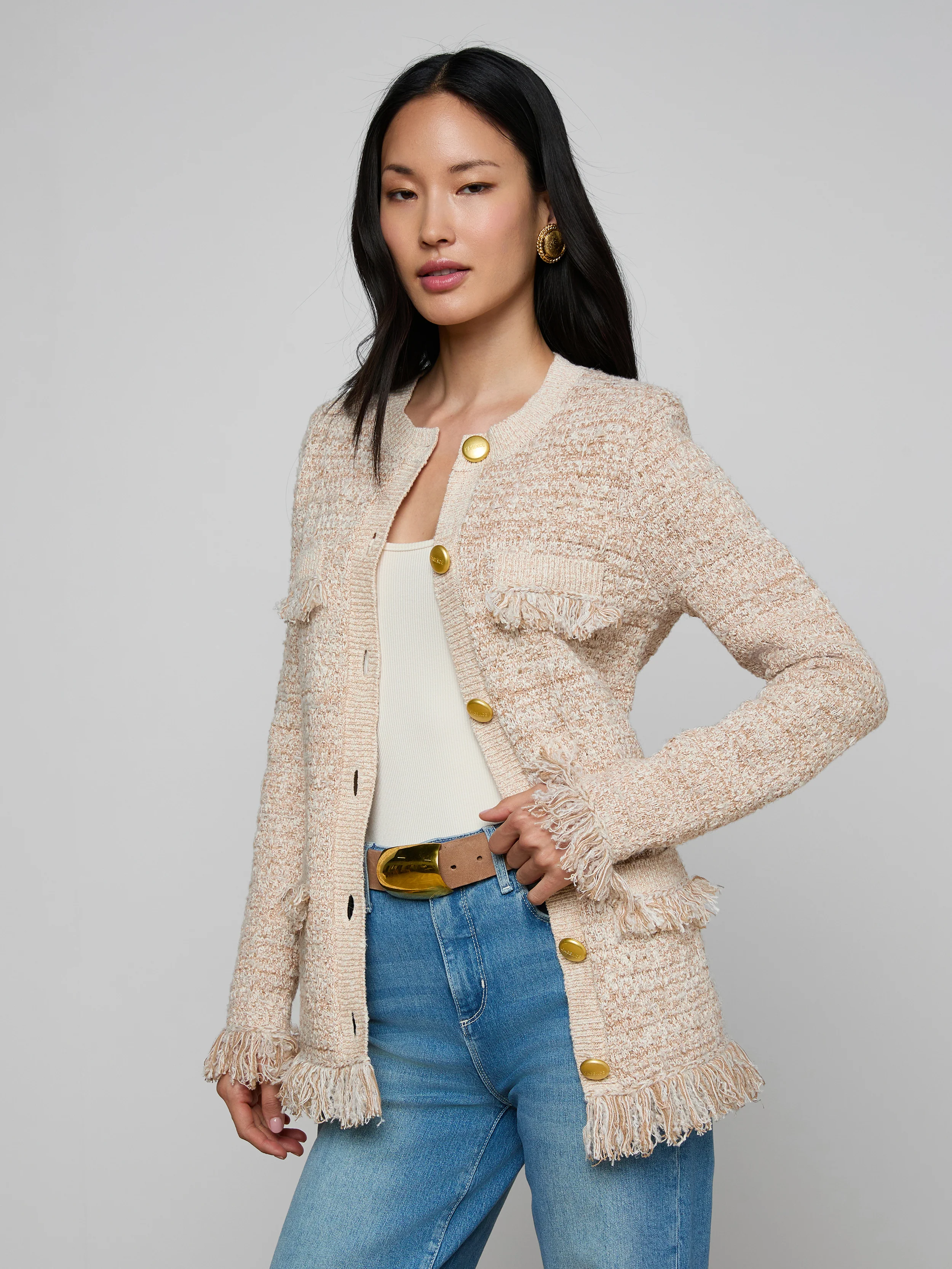 Kastoria Fringe Cardigan - Image 2