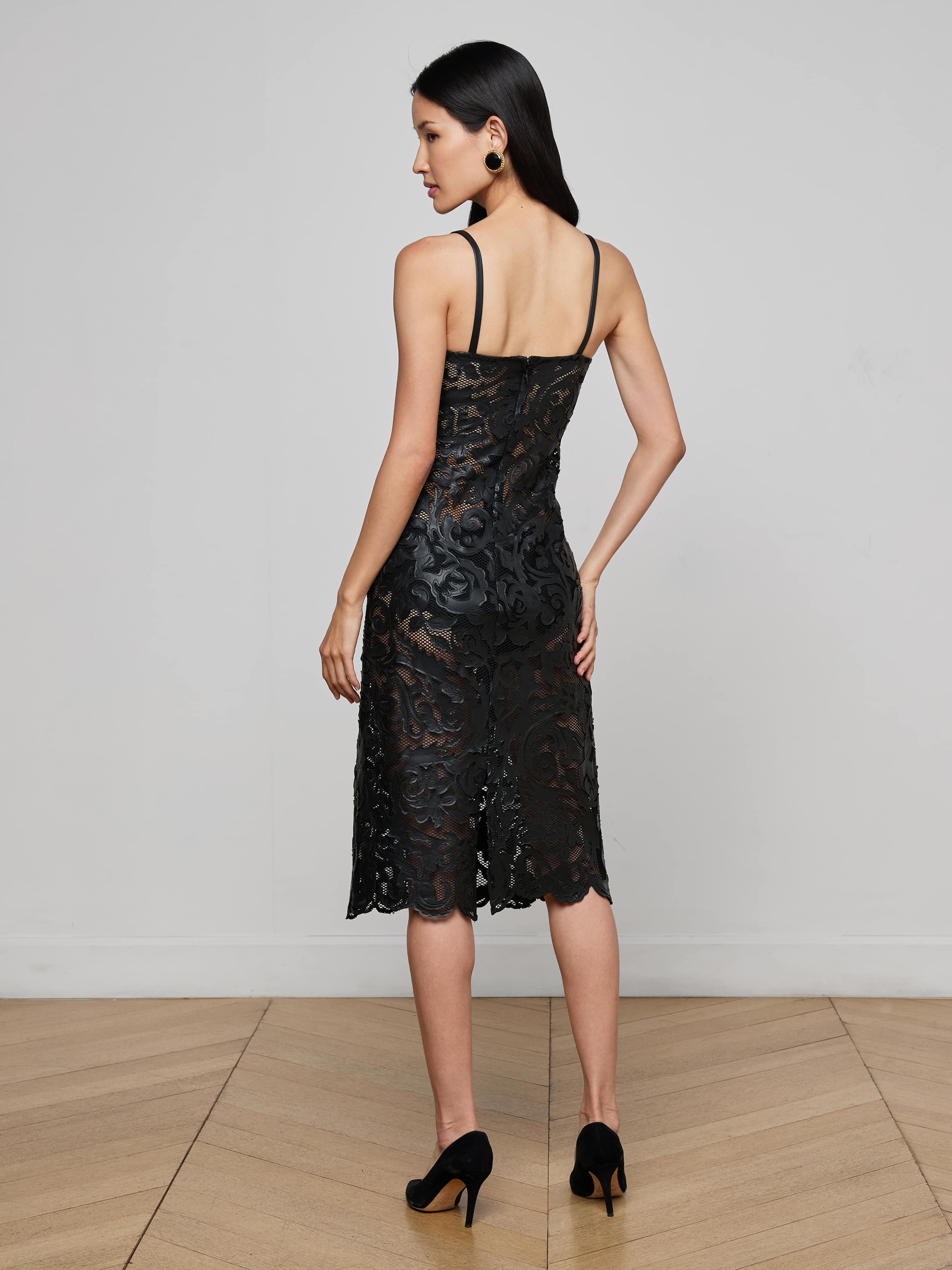 Kazuko Vegan Leather Dress - Image 3