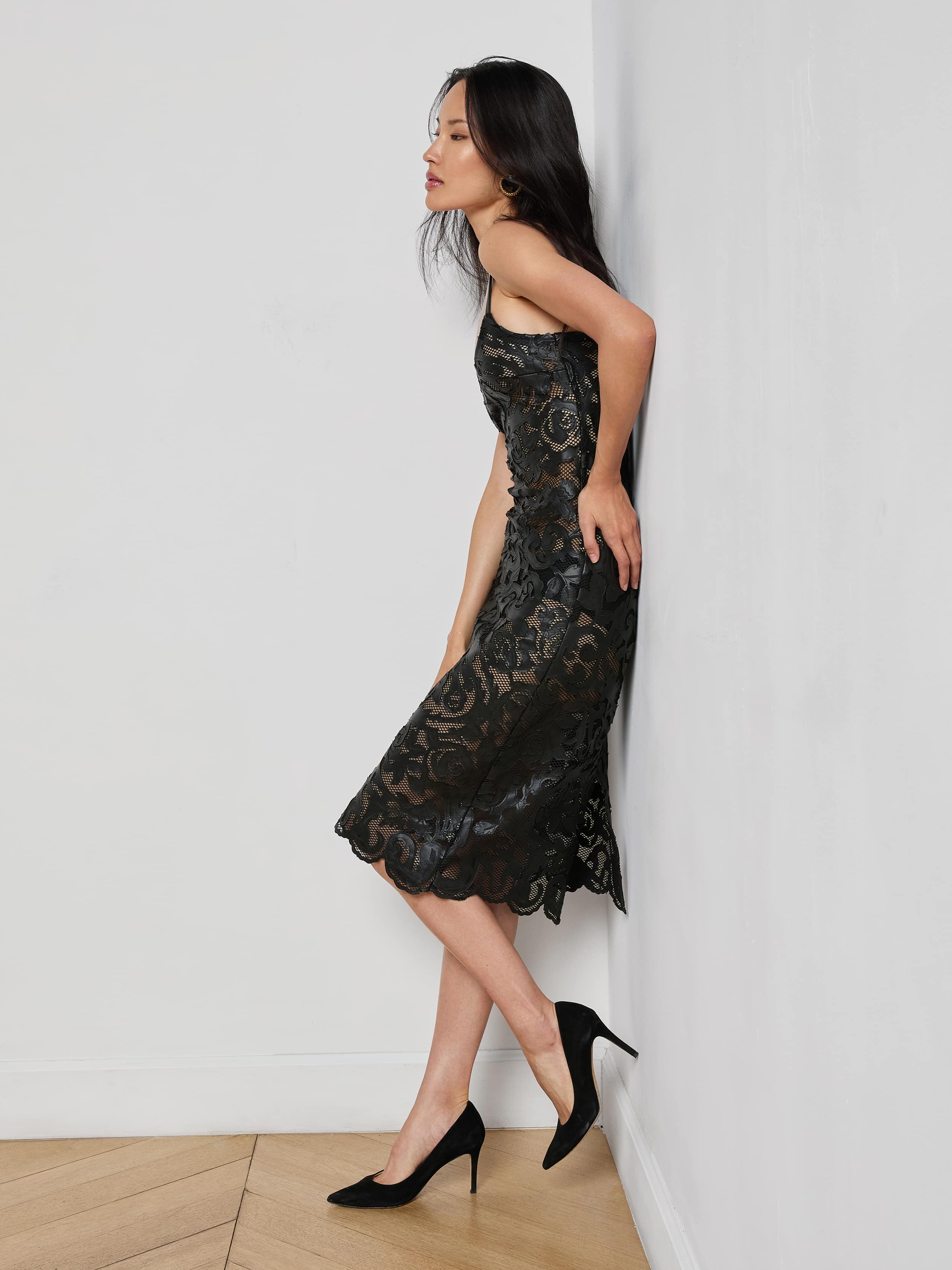 Kazuko Vegan Leather Dress - Image 5