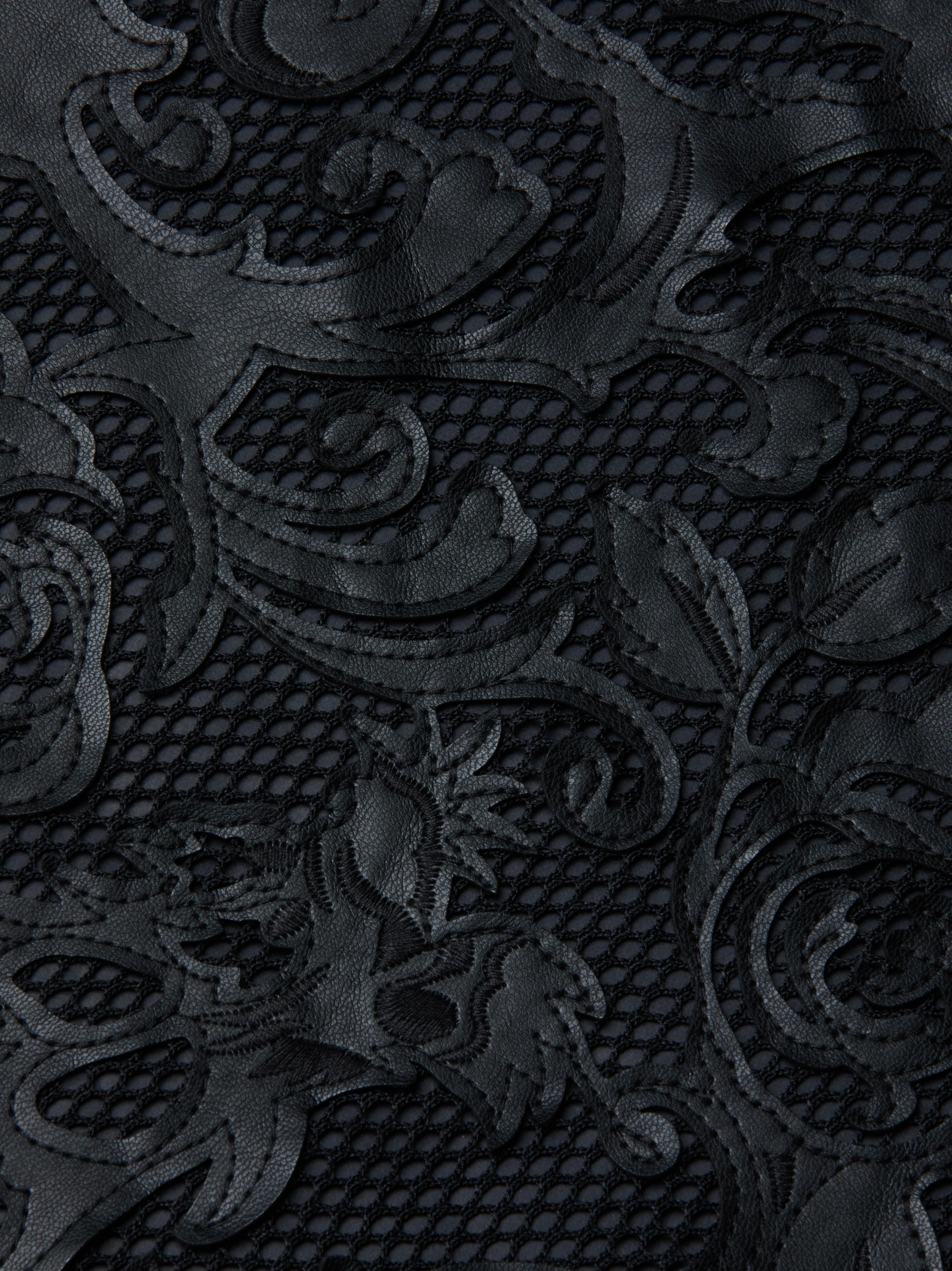 Kazuko Vegan Leather Dress - Image 6
