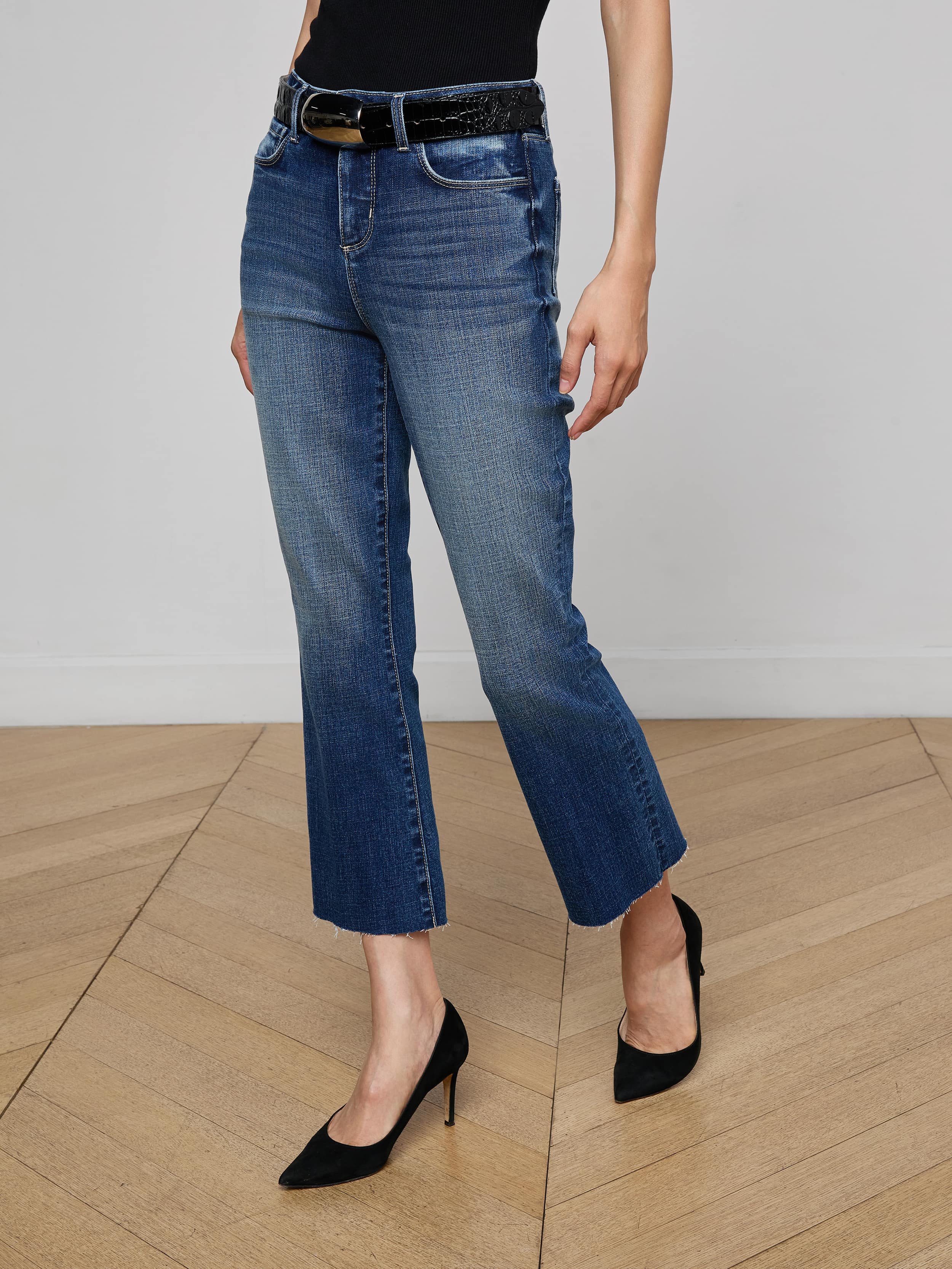 Kendra Cropped Flare Jean - Image 3