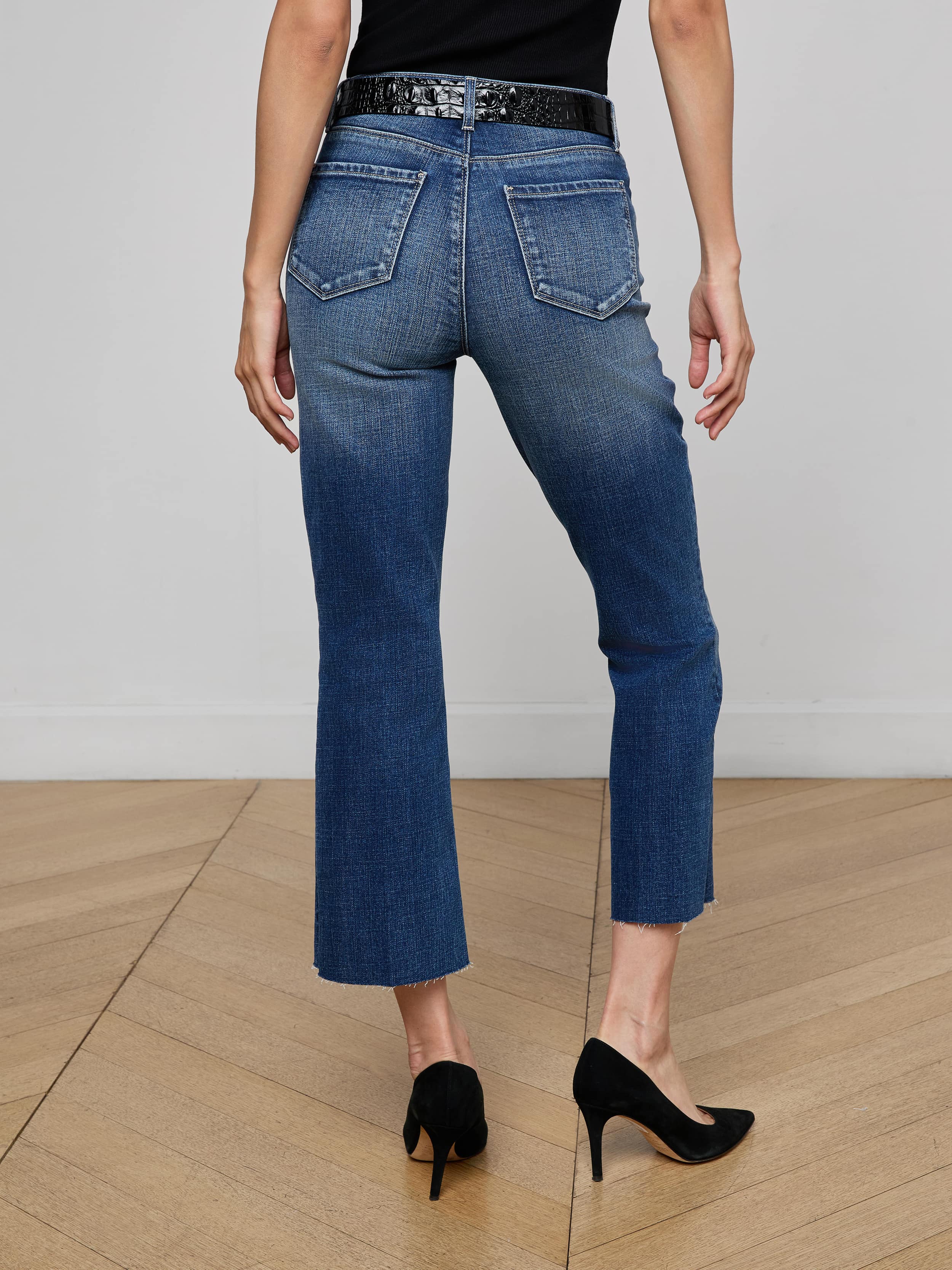 Kendra Cropped Flare Jean - Image 4