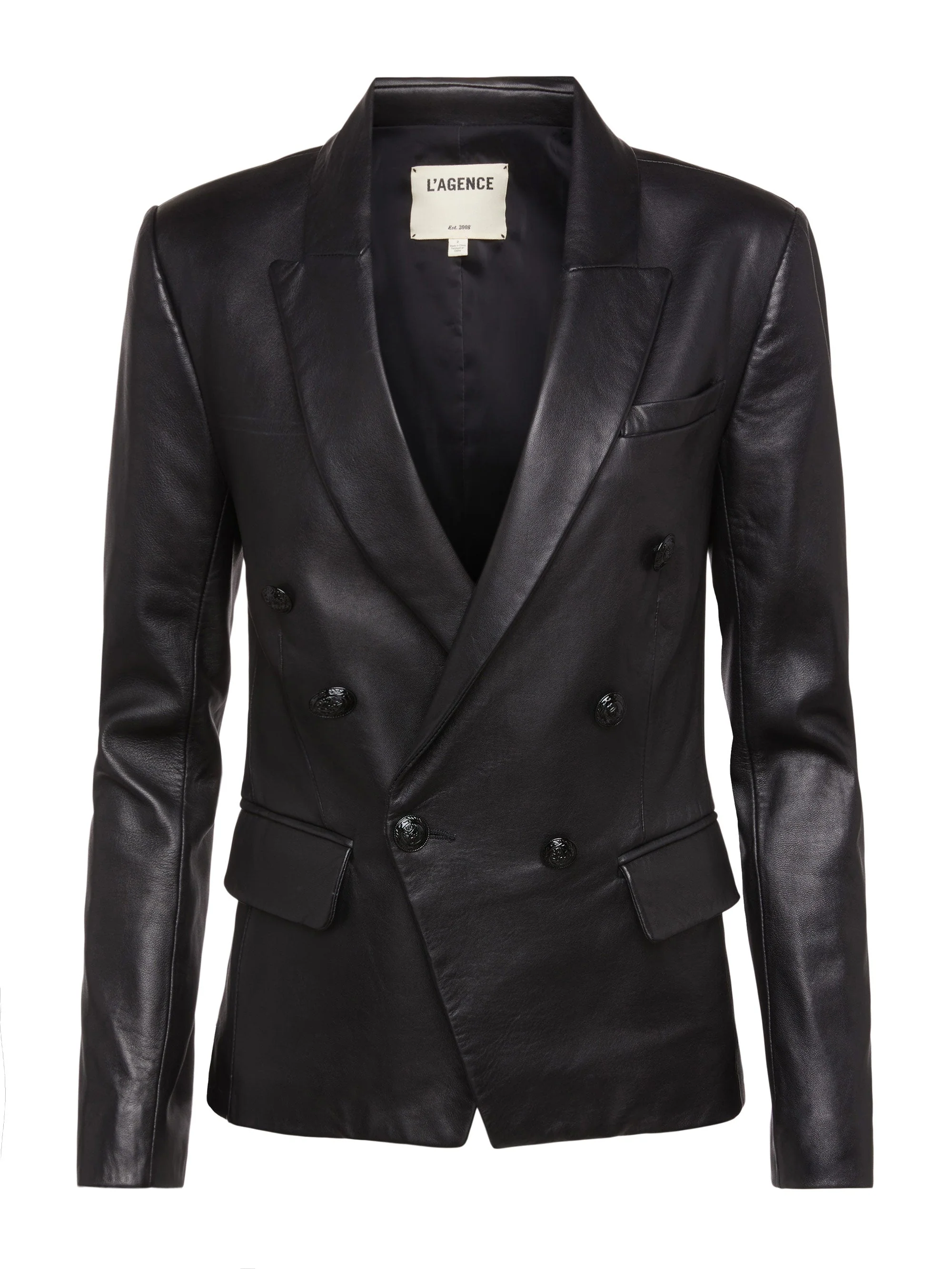Kenzie Leather Blazer - Image 5