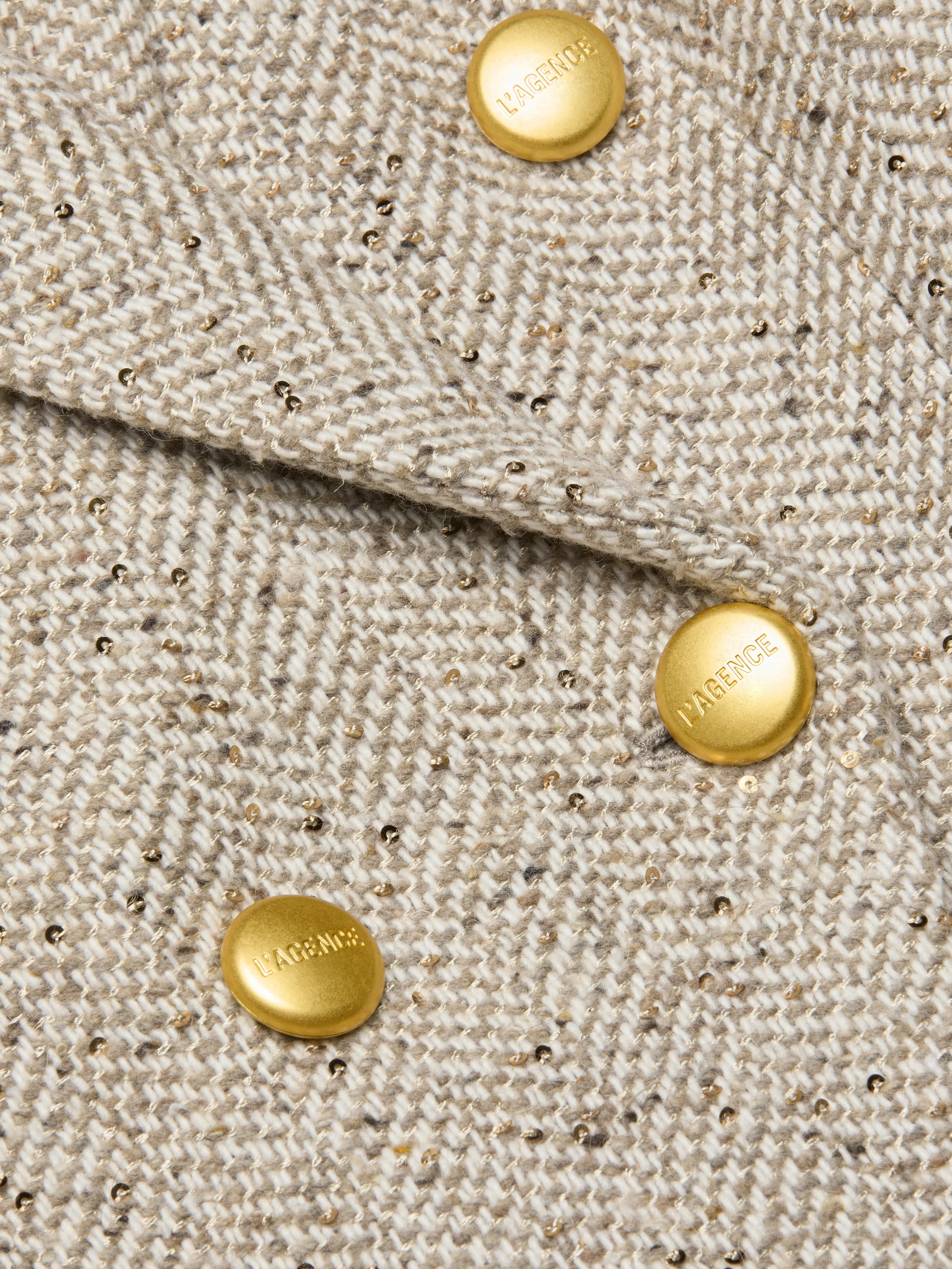 Kyomi Tweed Blazer - Image 5