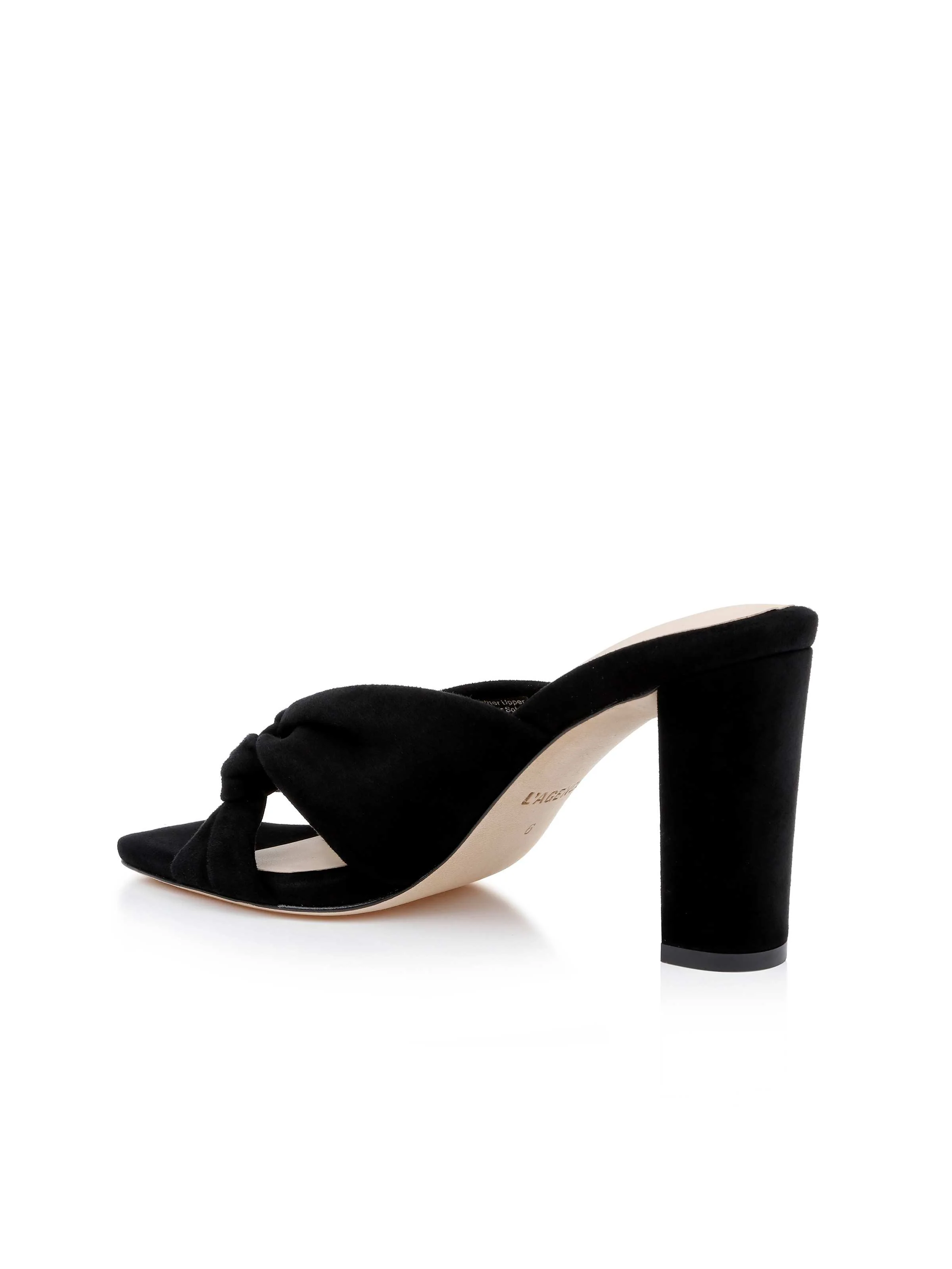 Leonie Suede Block-Heel Sandal - Image 3
