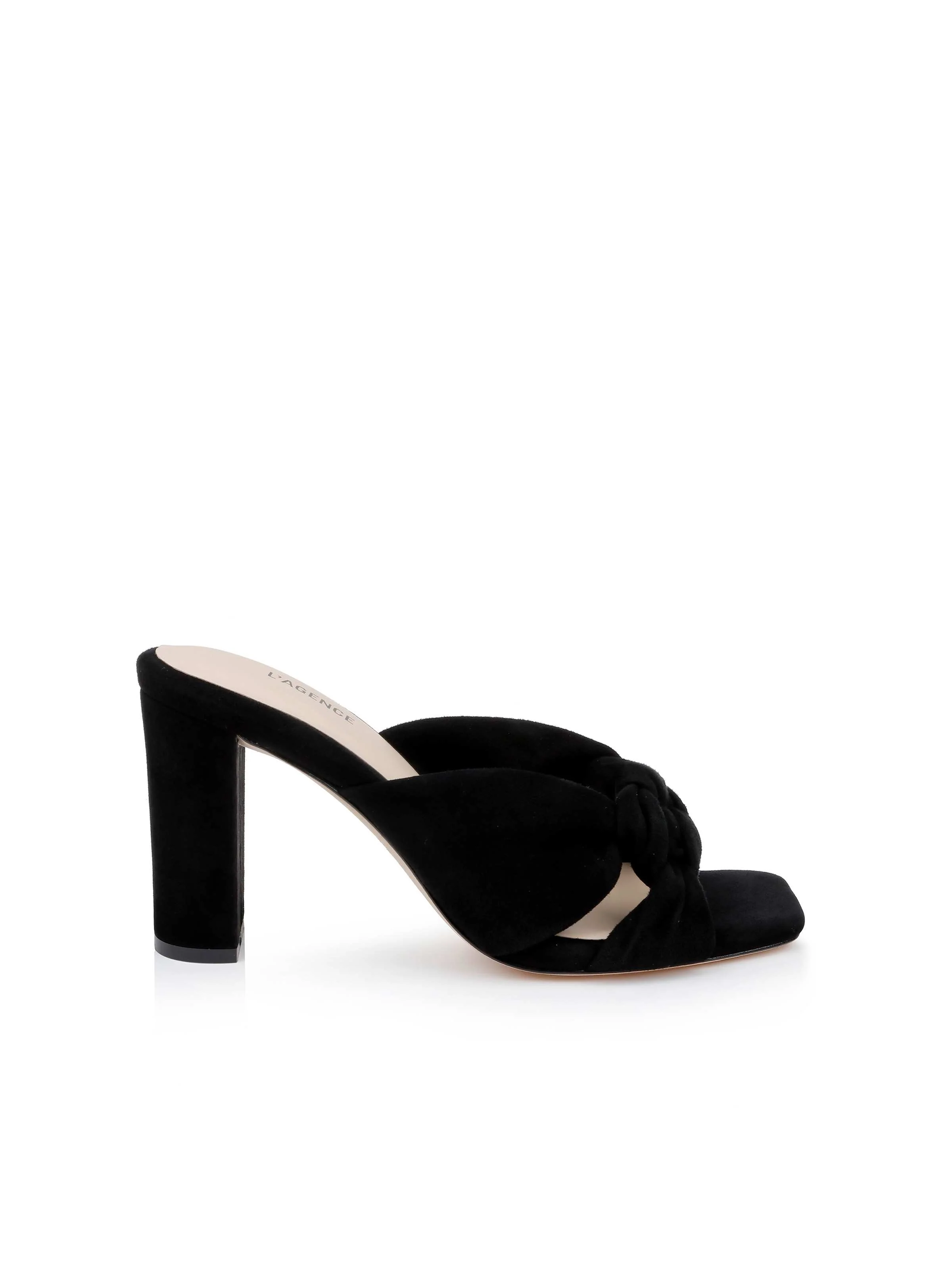 Leonie Suede Block-Heel Sandal - Image 4