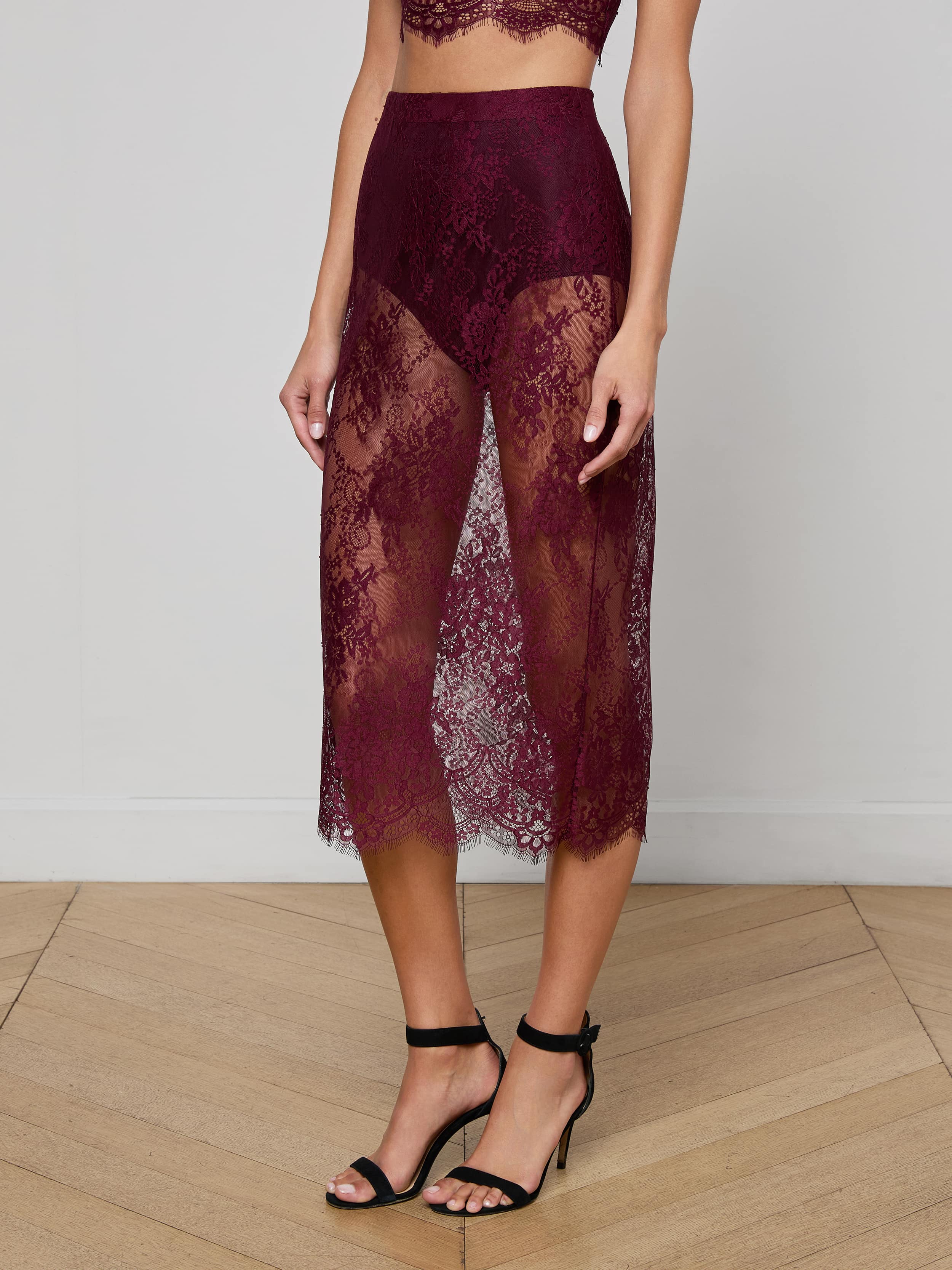 Makena Lace Pencil Skirt - Image 3