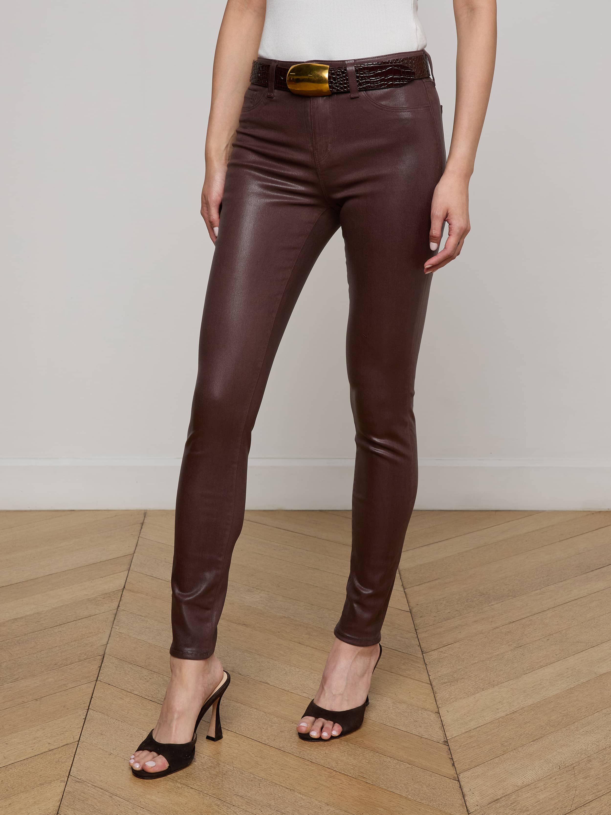 Marguerite Coated Skinny Jean - Image 3