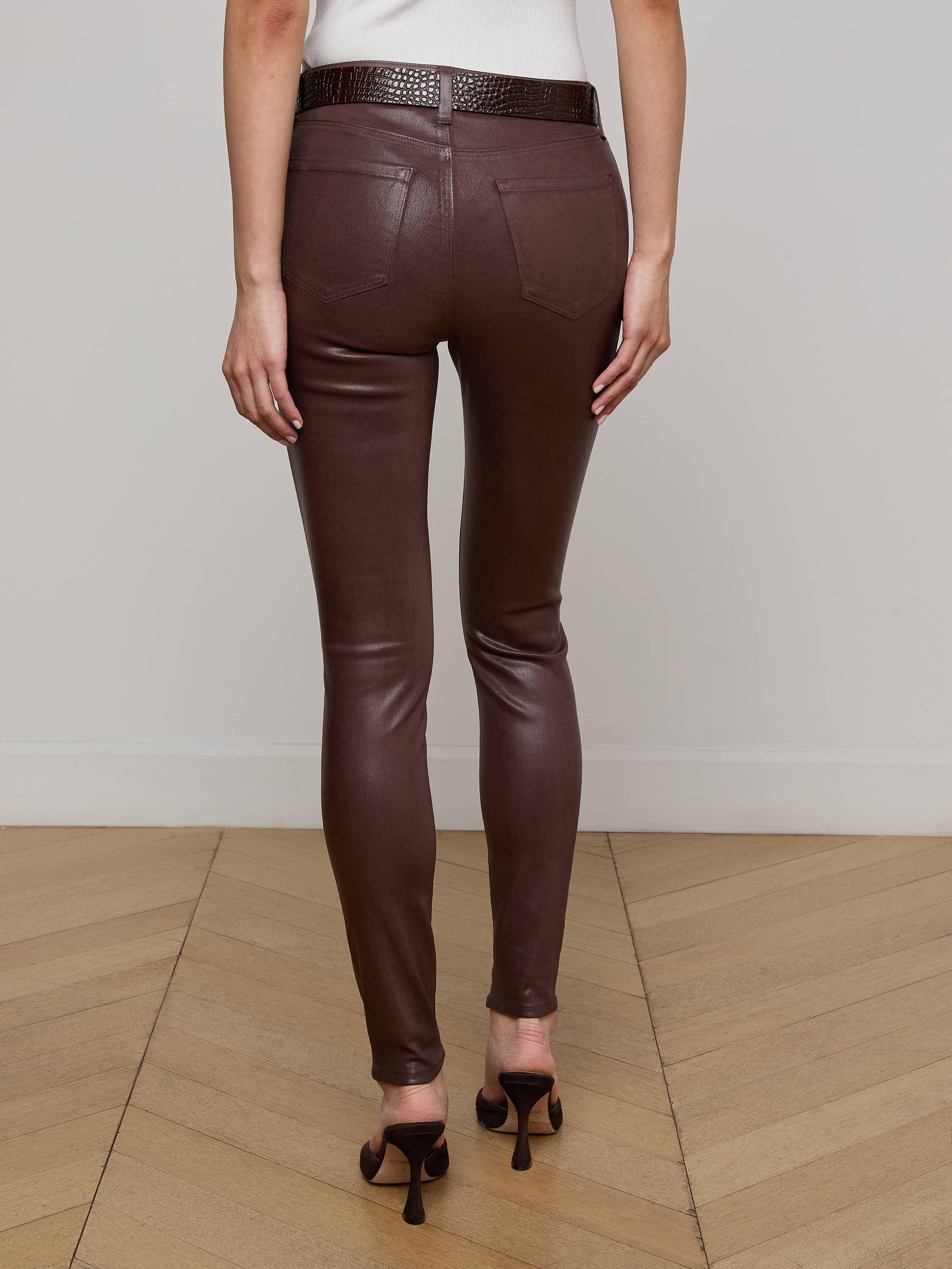Marguerite Coated Skinny Jean - Image 4