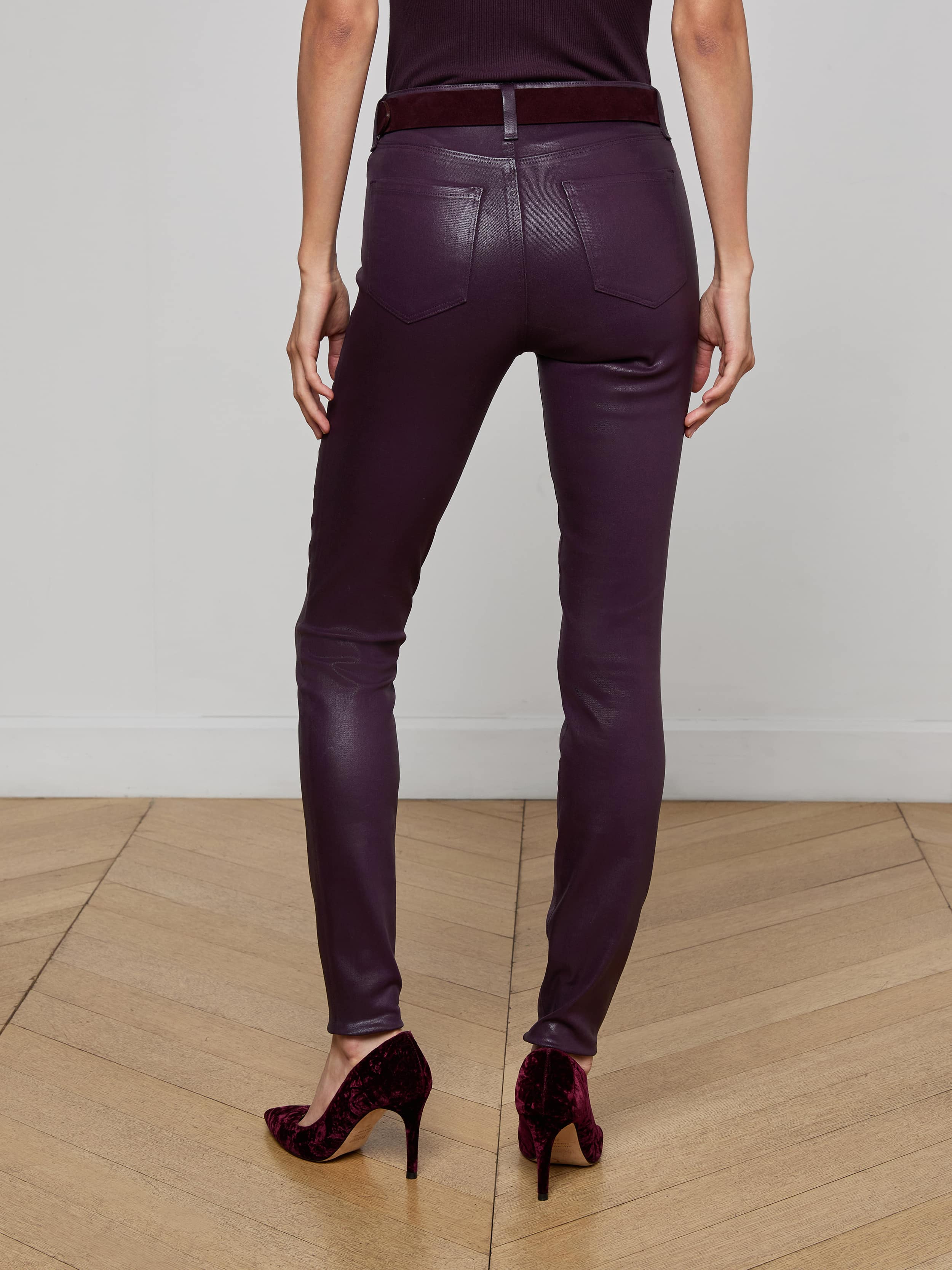 Marguerite Coated Skinny Jean - Image 4