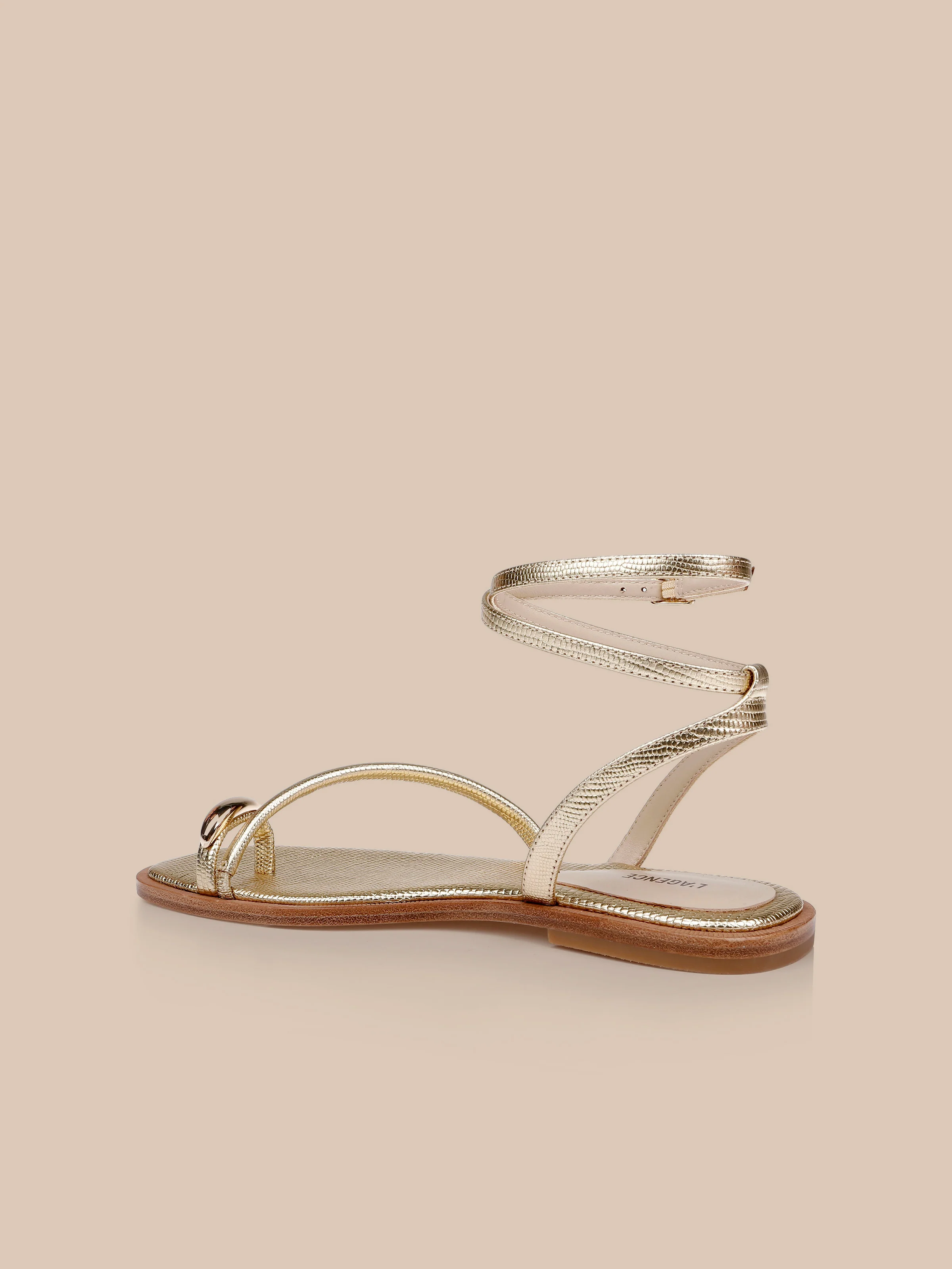Mariana Leather Sandal - Image 4