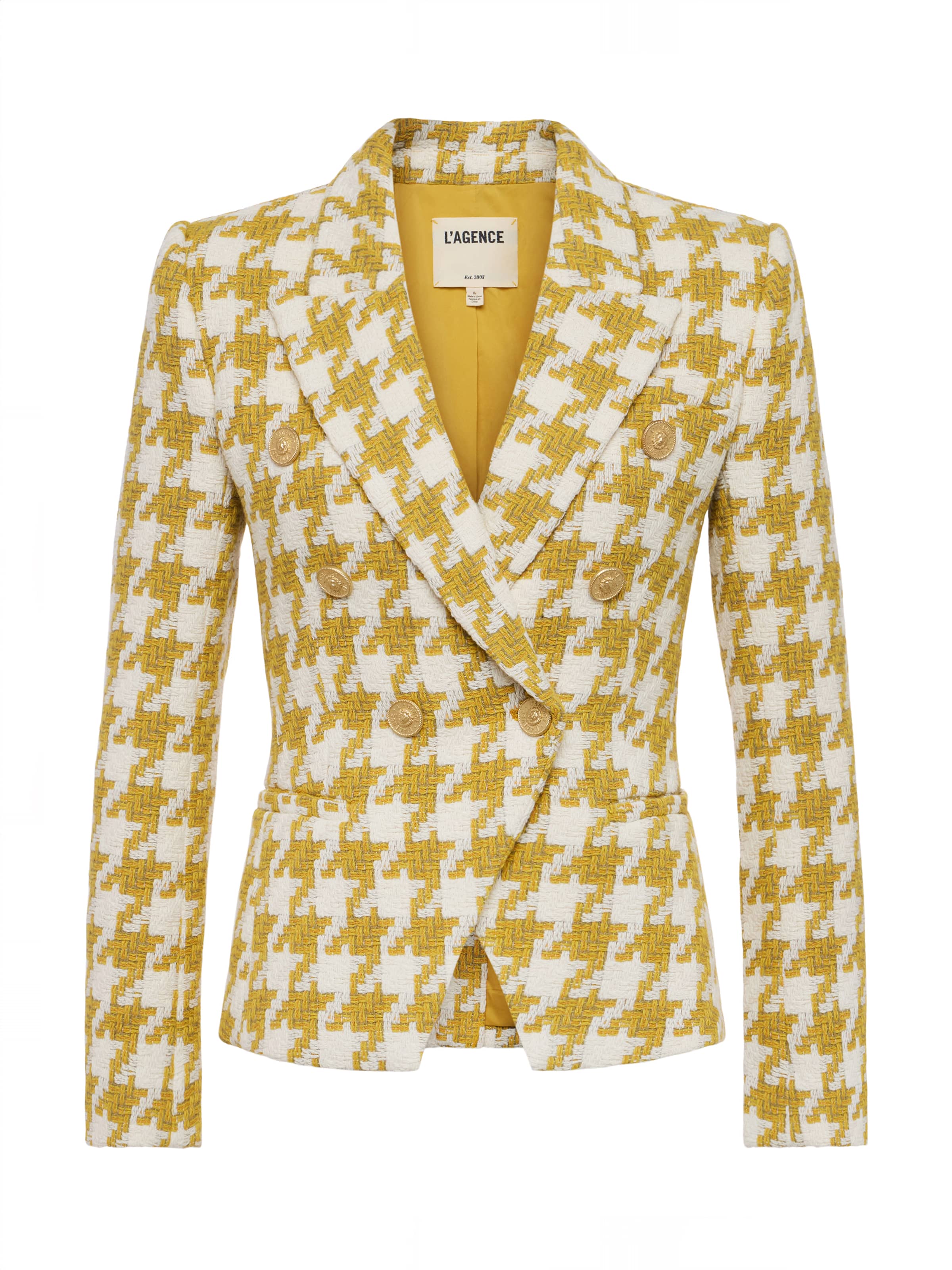 Marie Houndstooth Tweed Blazer - Image 6