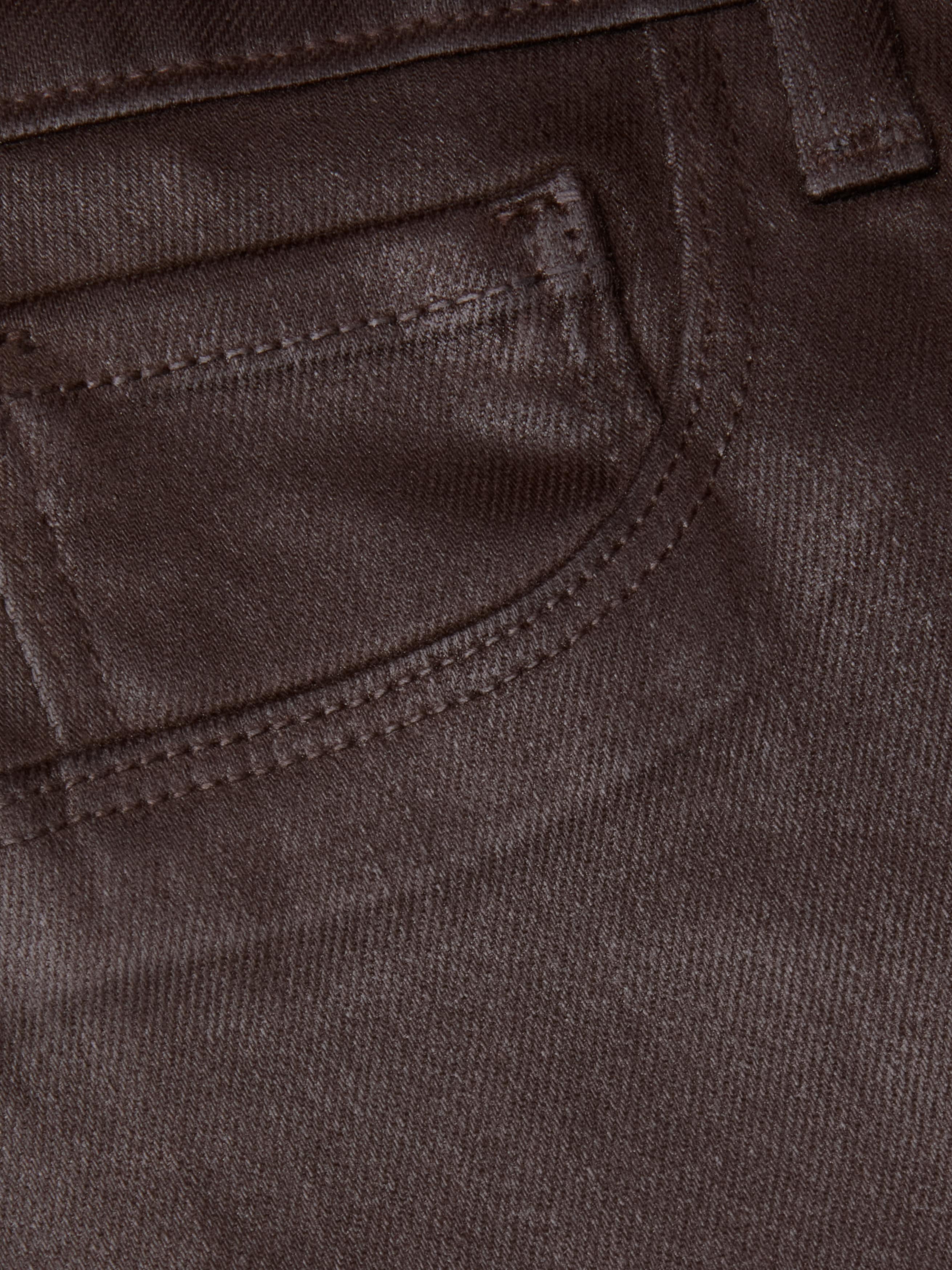 Marty Coated Flare Jean - Image 5
