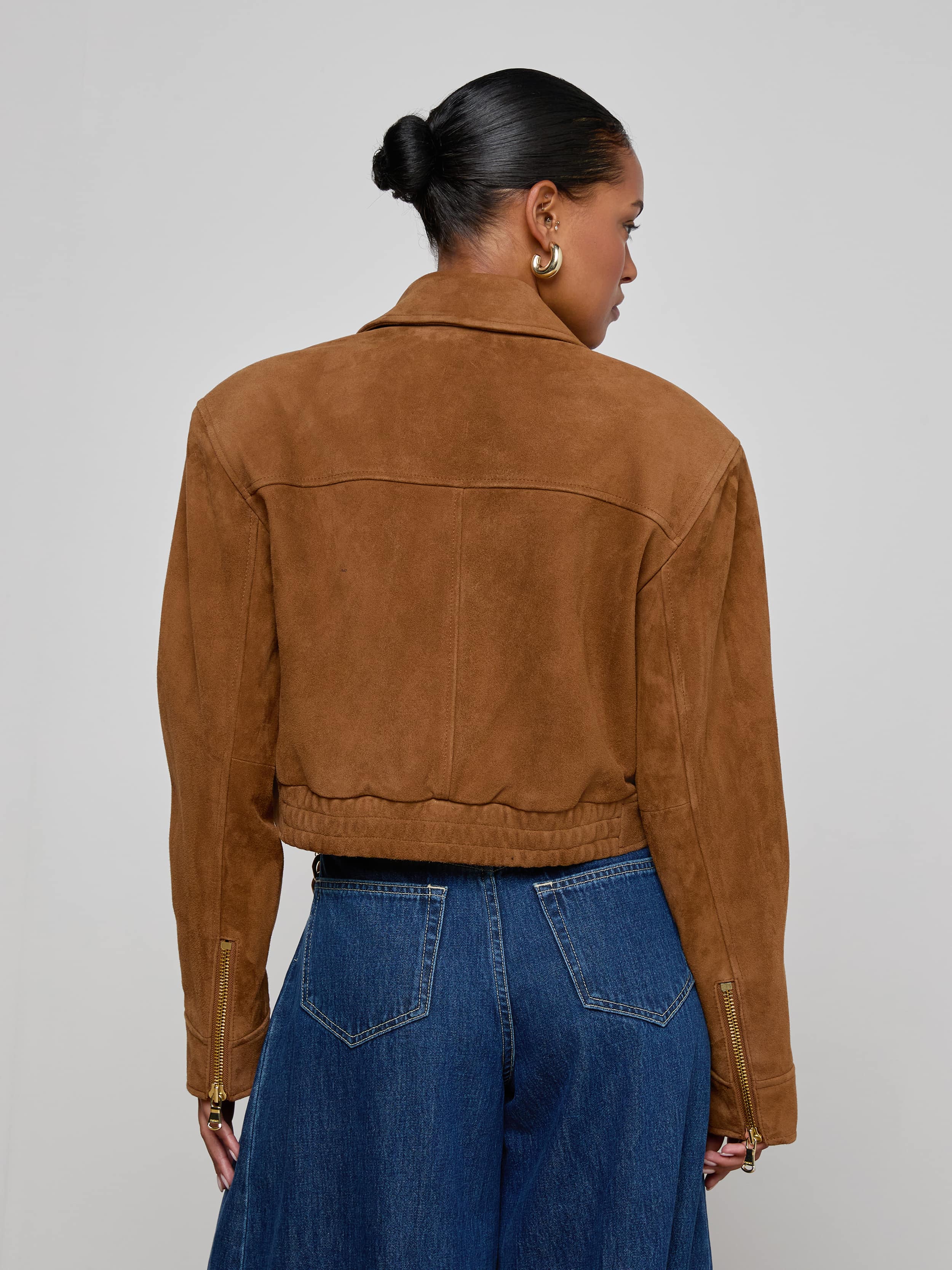 Micah Oversized Suede Jacket - Image 4