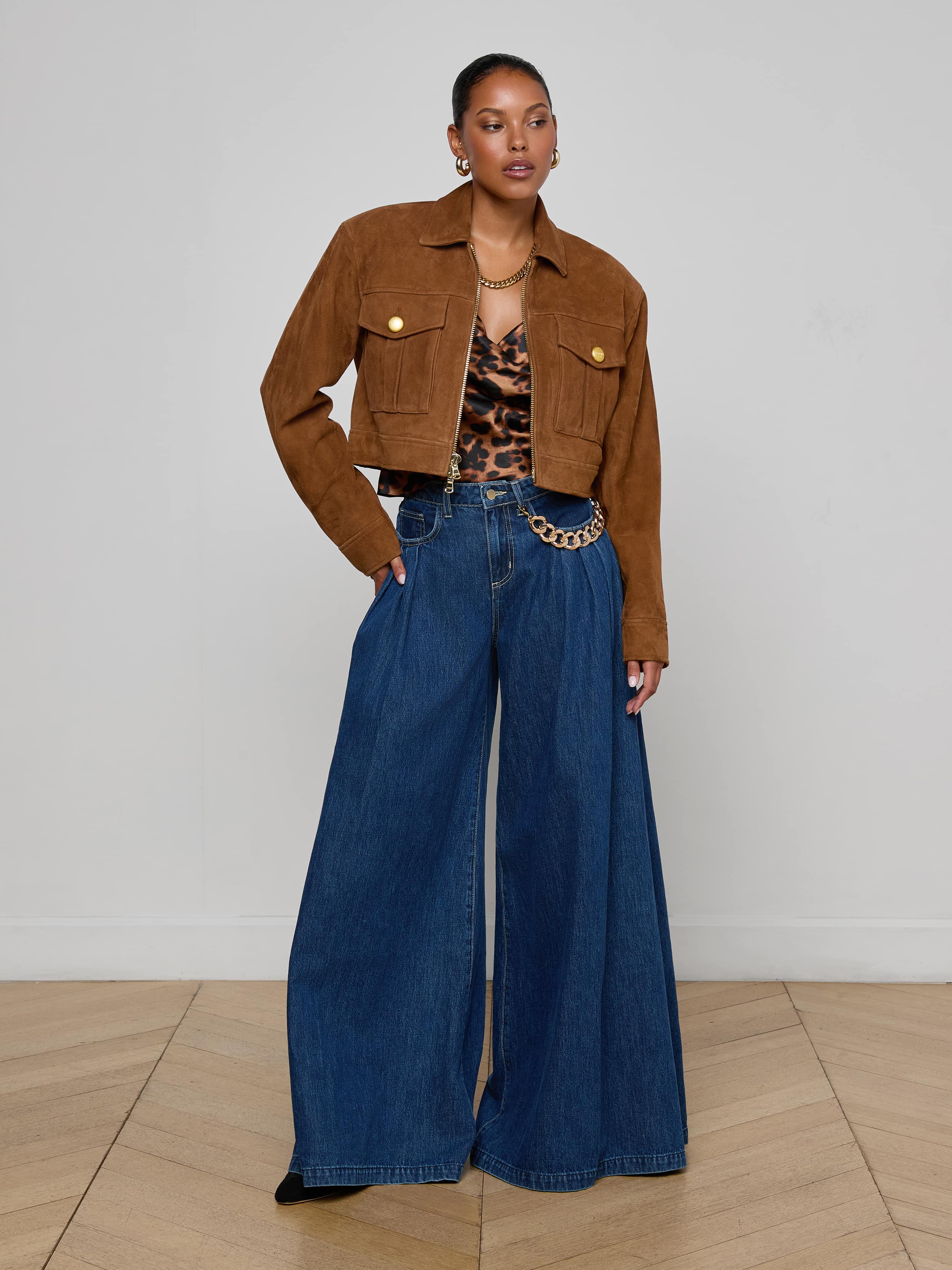 Micah Oversized Suede Jacket - Image 6