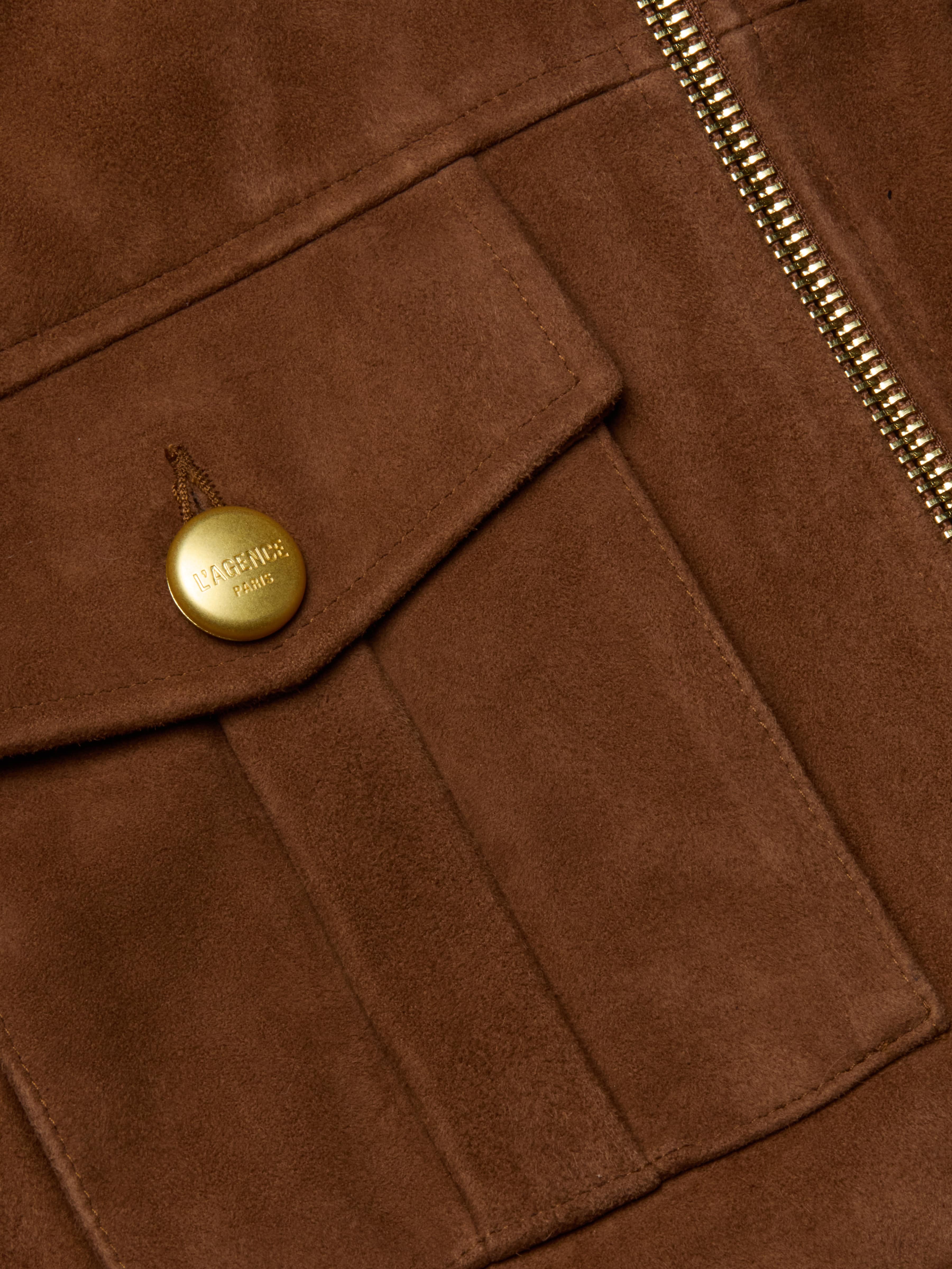 Micah Oversized Suede Jacket - Image 8