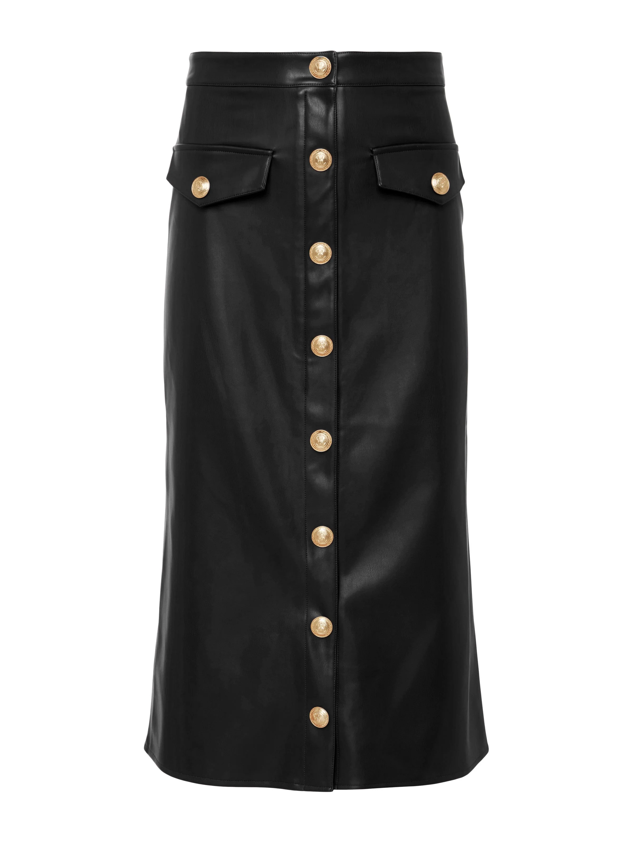 Milann Vegan Leather Skirt - Image 6