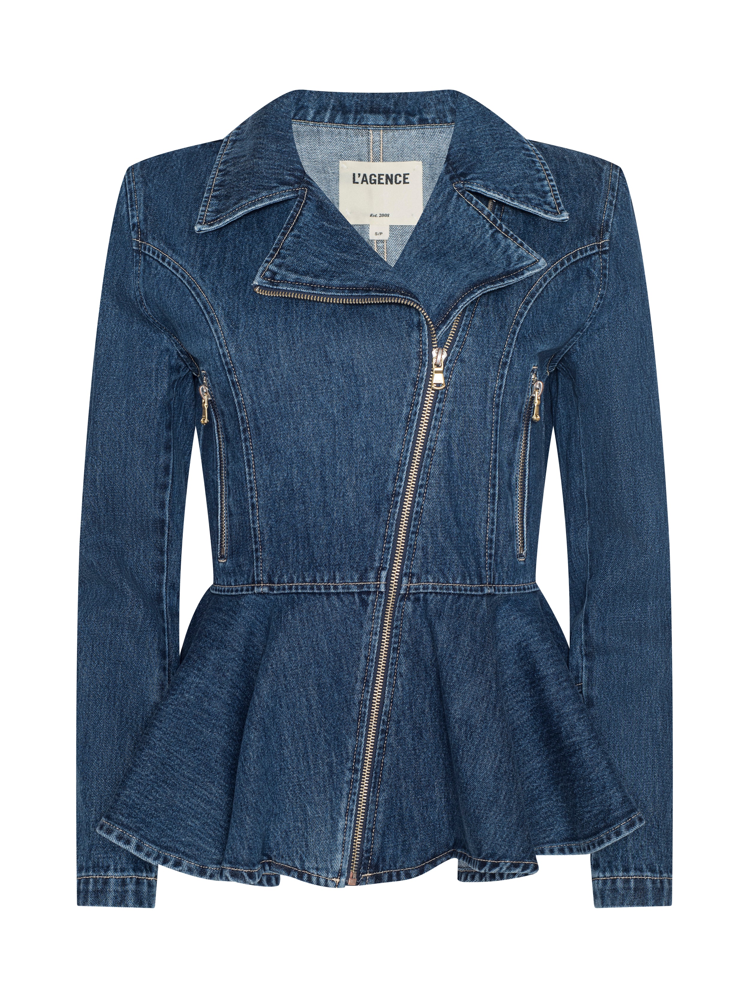 Moxie Peplum Biker Jacket - Image 8