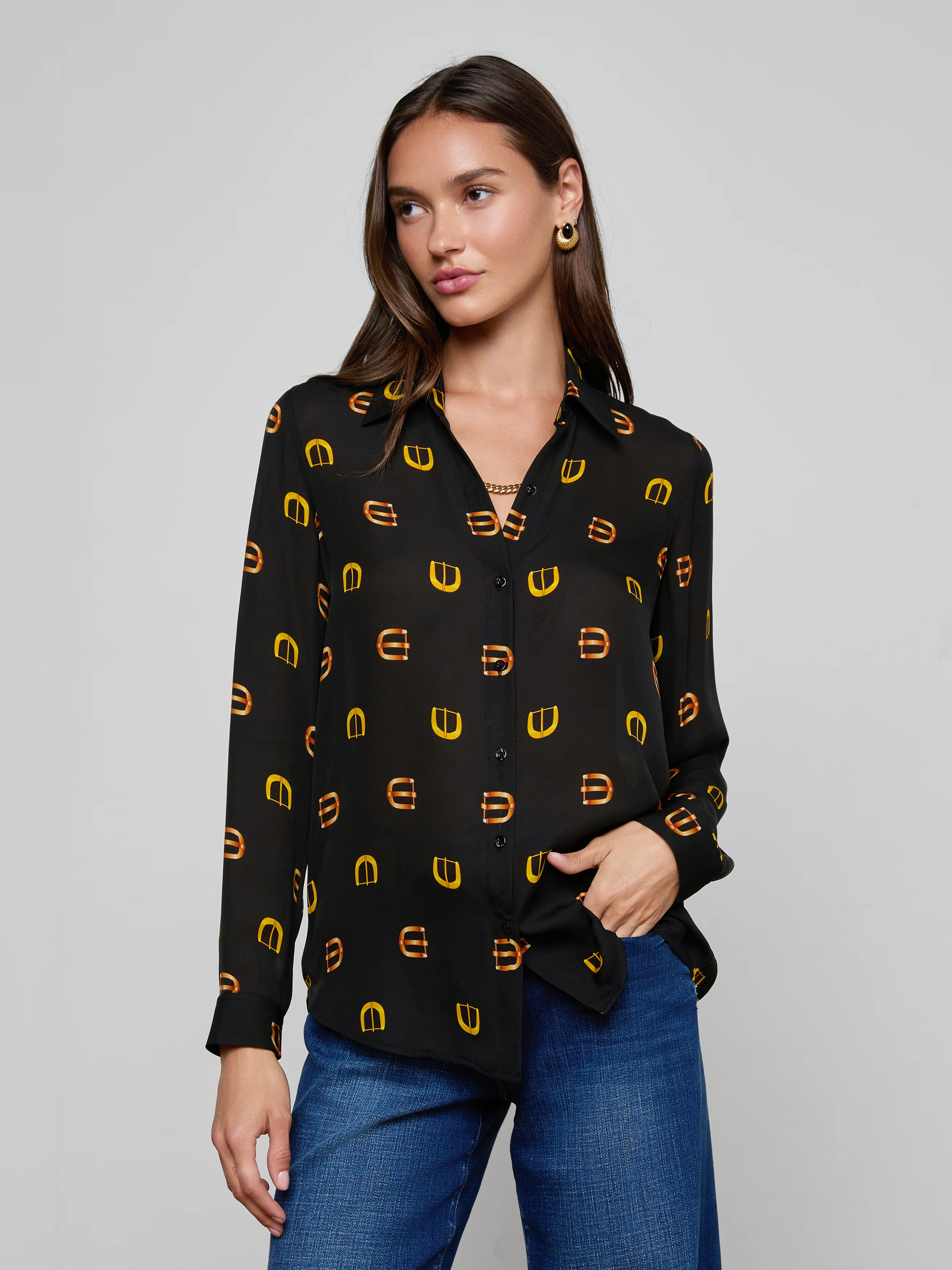 Nina Silk Blouse
