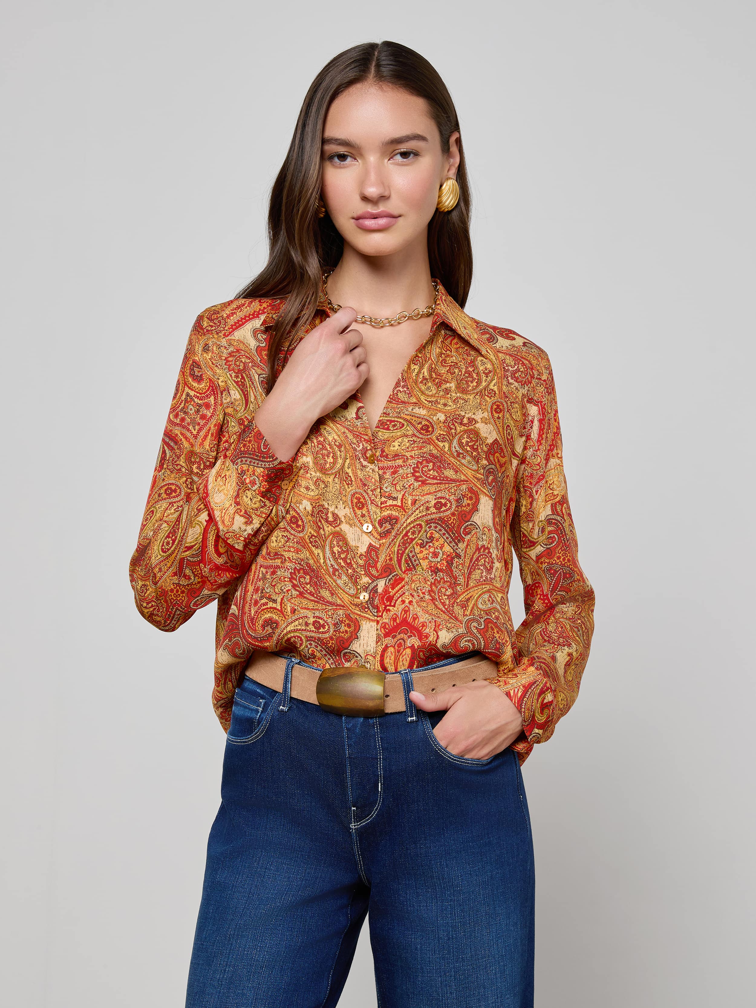 Nina Silk Blouse