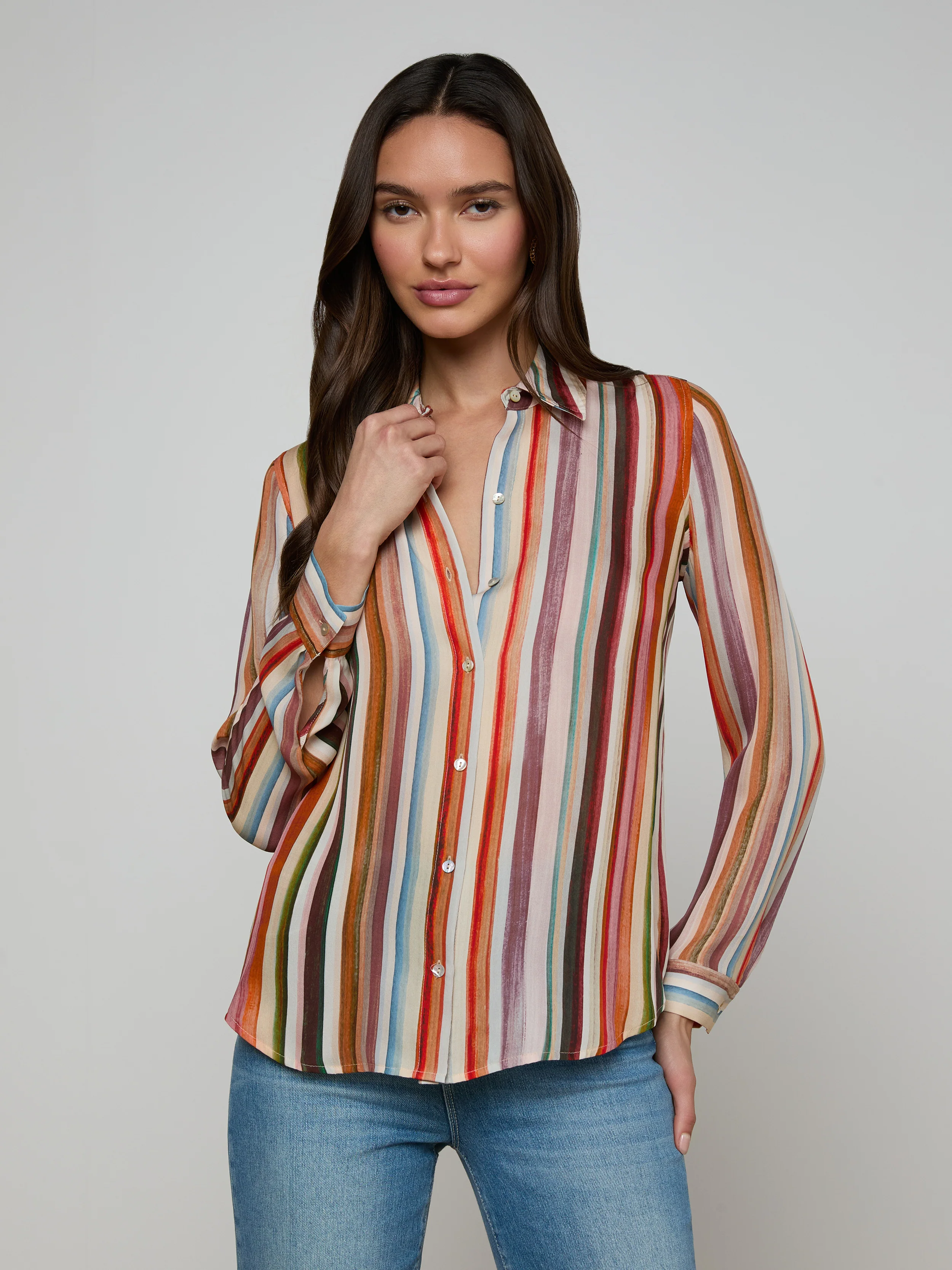 Nina Silk Blouse - Image 3