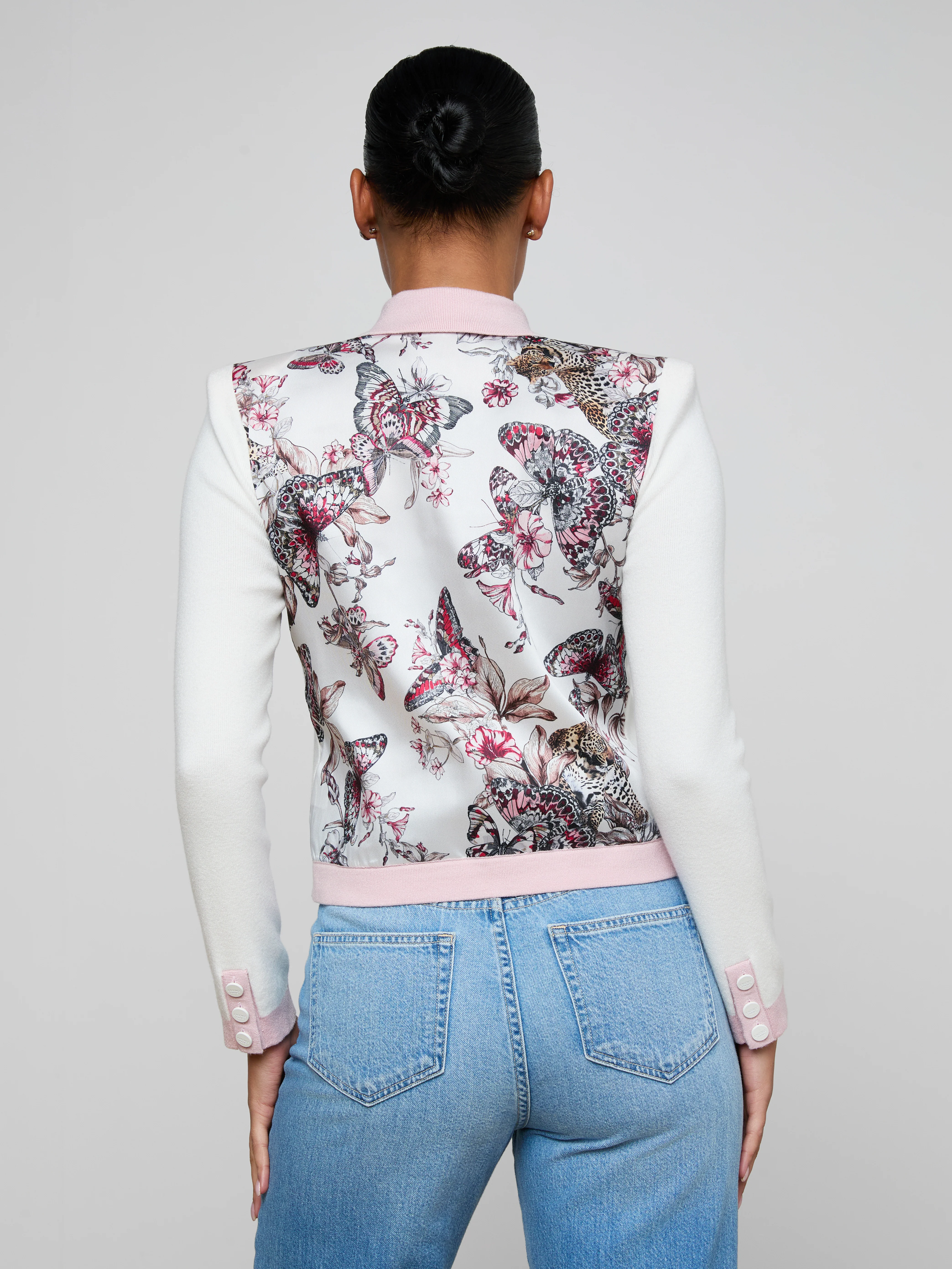 Nomi Satin Back Cardigan - Image 4