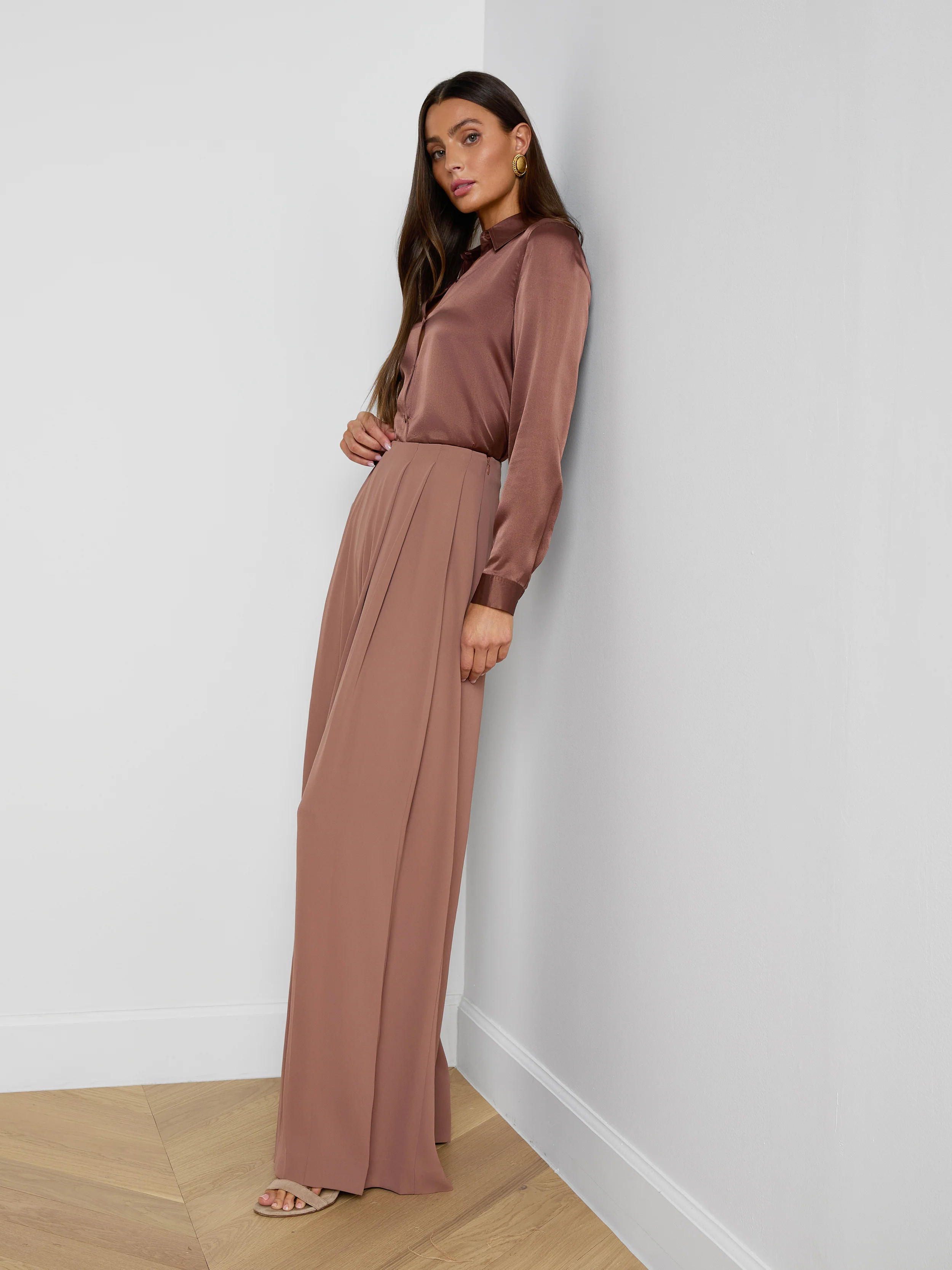 Nova Pleated Wide-Leg Pant - Image 7