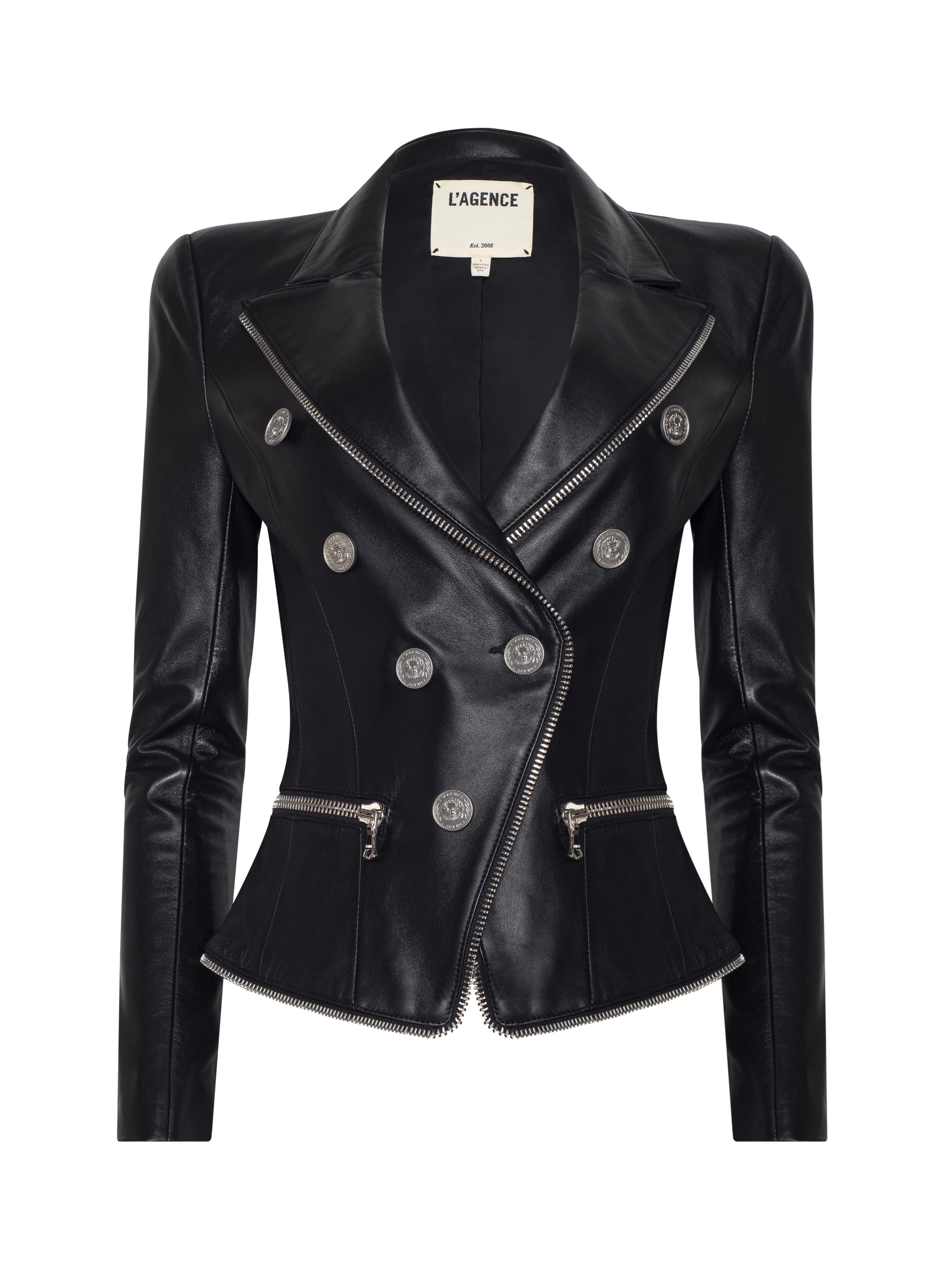 Ottilie Leather Blazer - Image 6