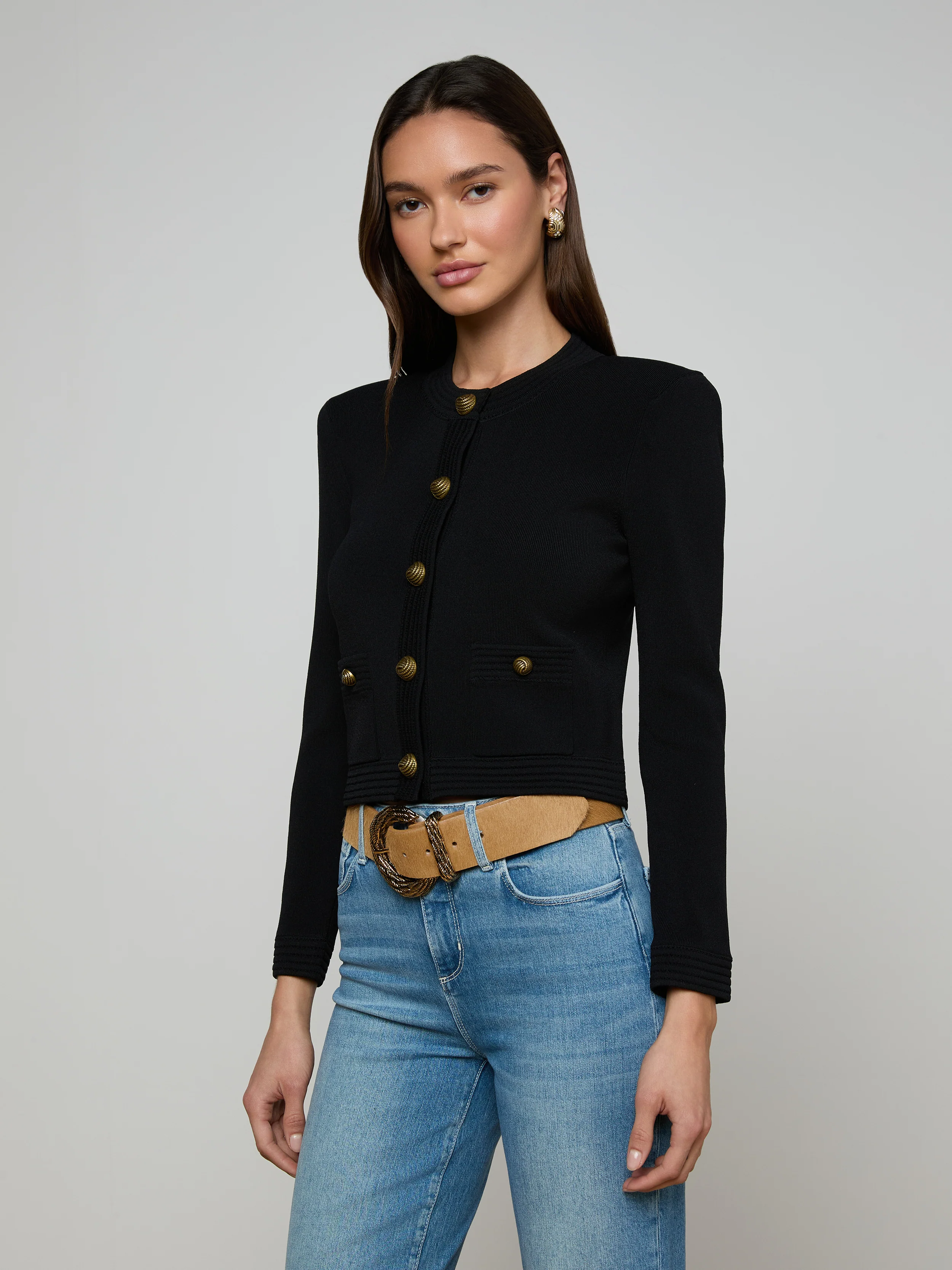 Patsy Cropped Cardigan - Image 2