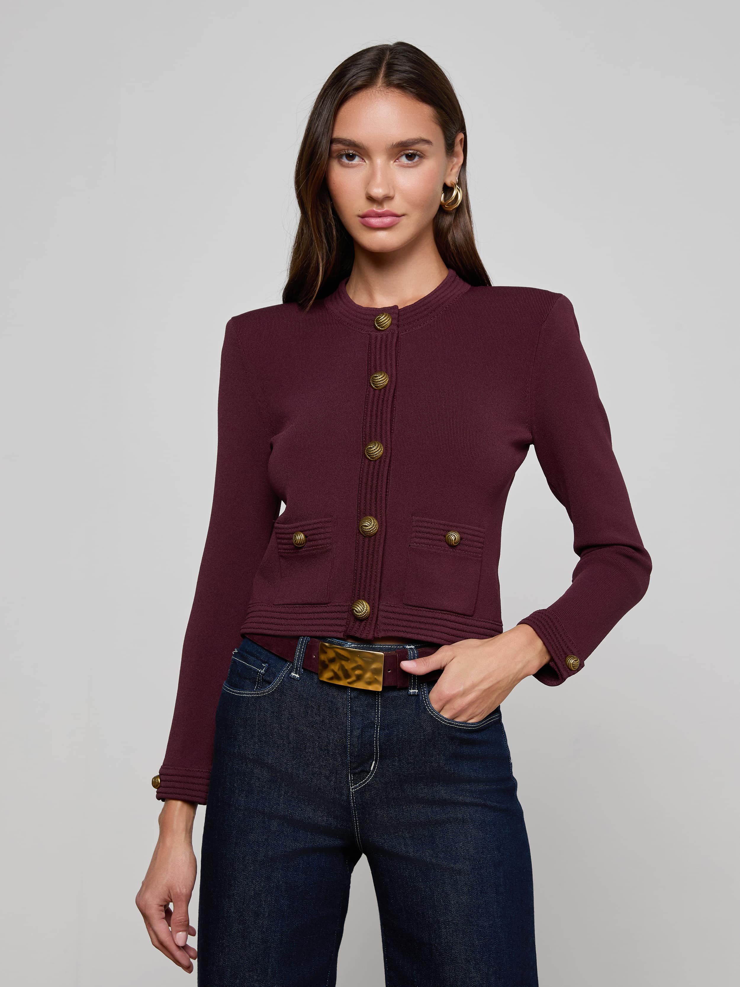 Patsy Cropped Cardigan - Image 2