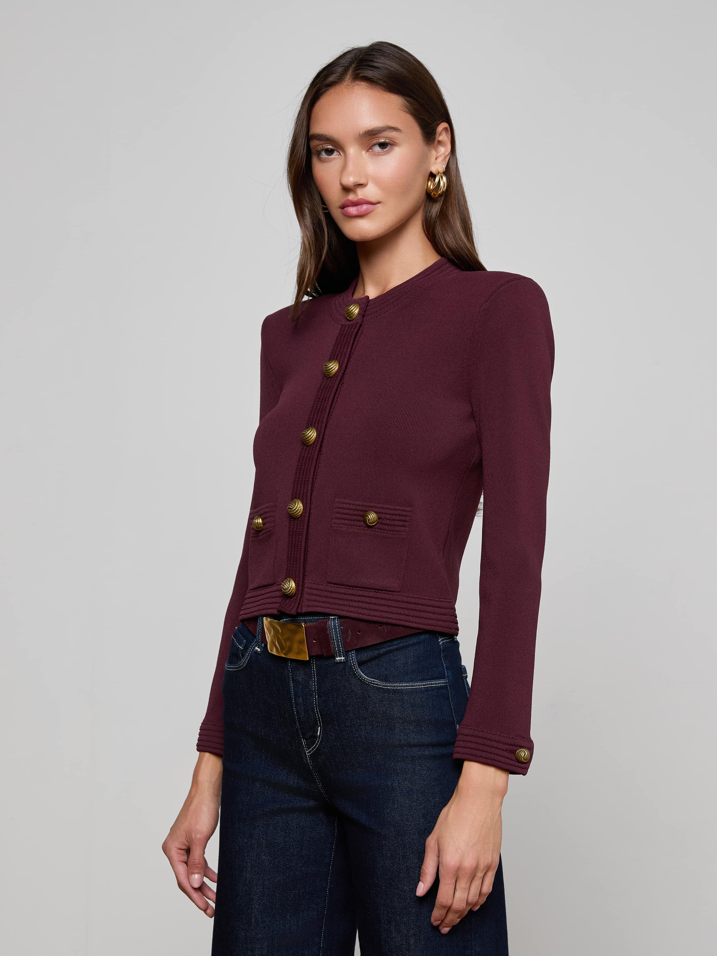 Patsy Cropped Cardigan - Image 3