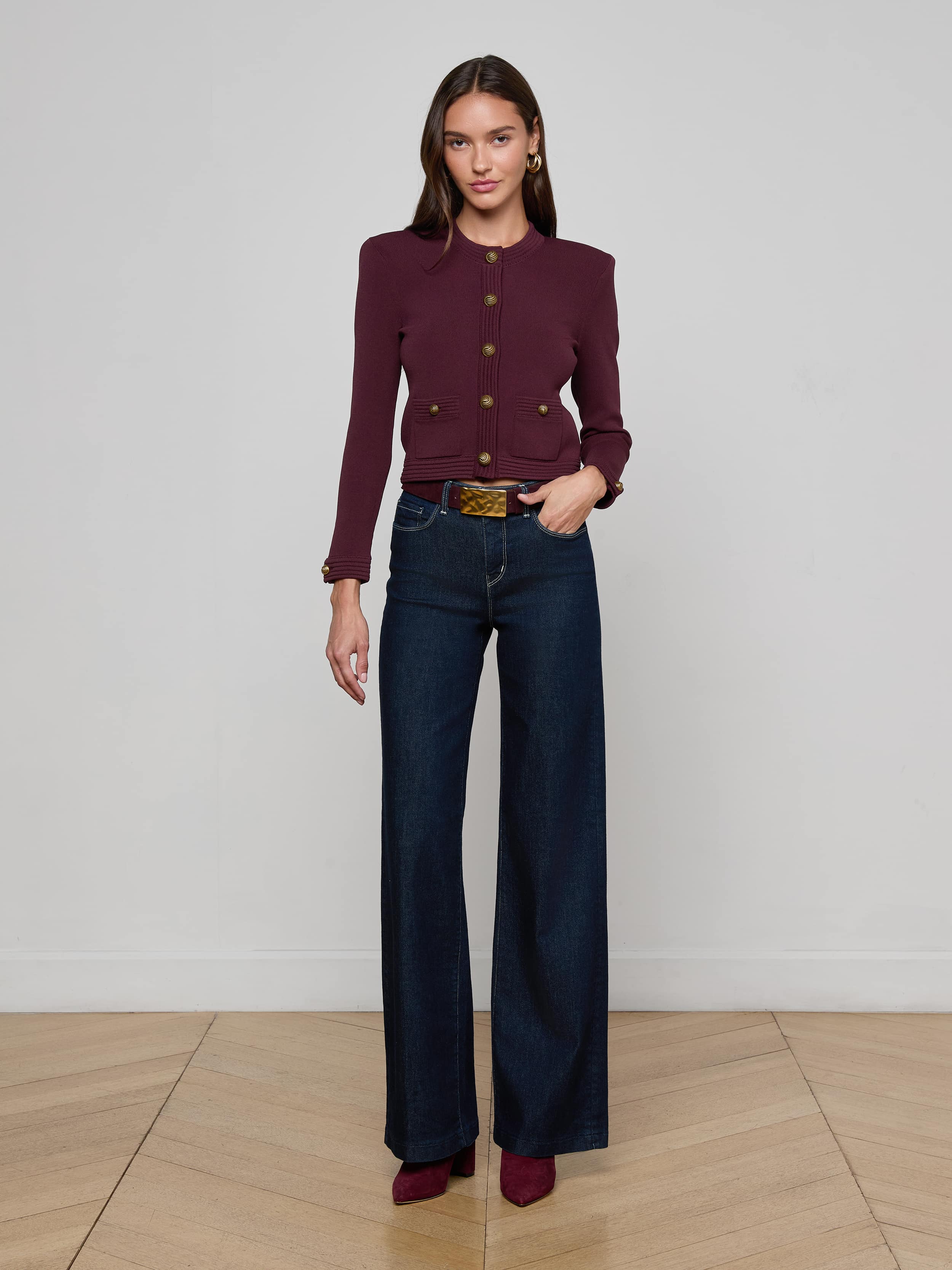 Patsy Cropped Cardigan - Image 4