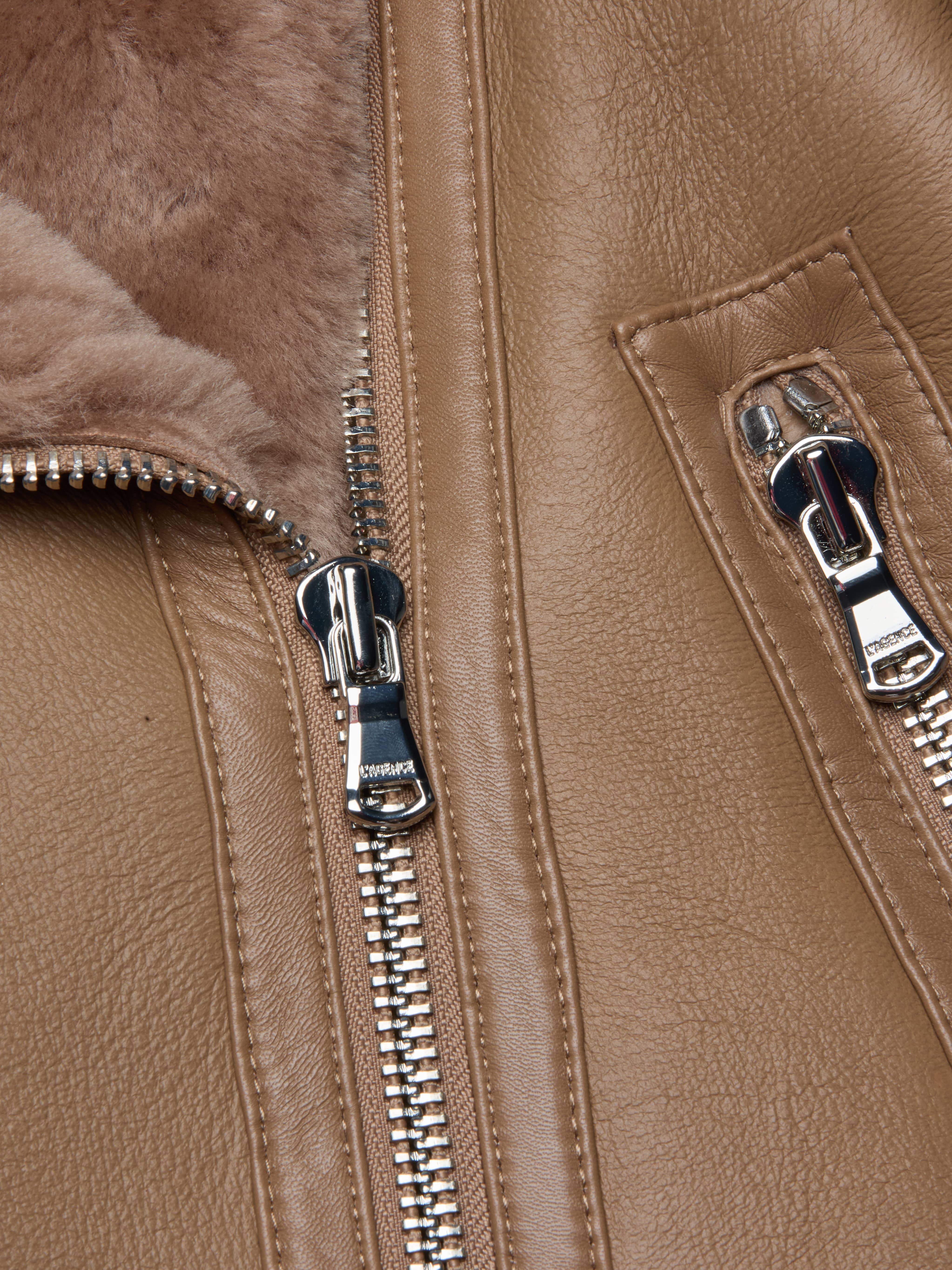 Pike Shearling Leather Jacket - Image 5