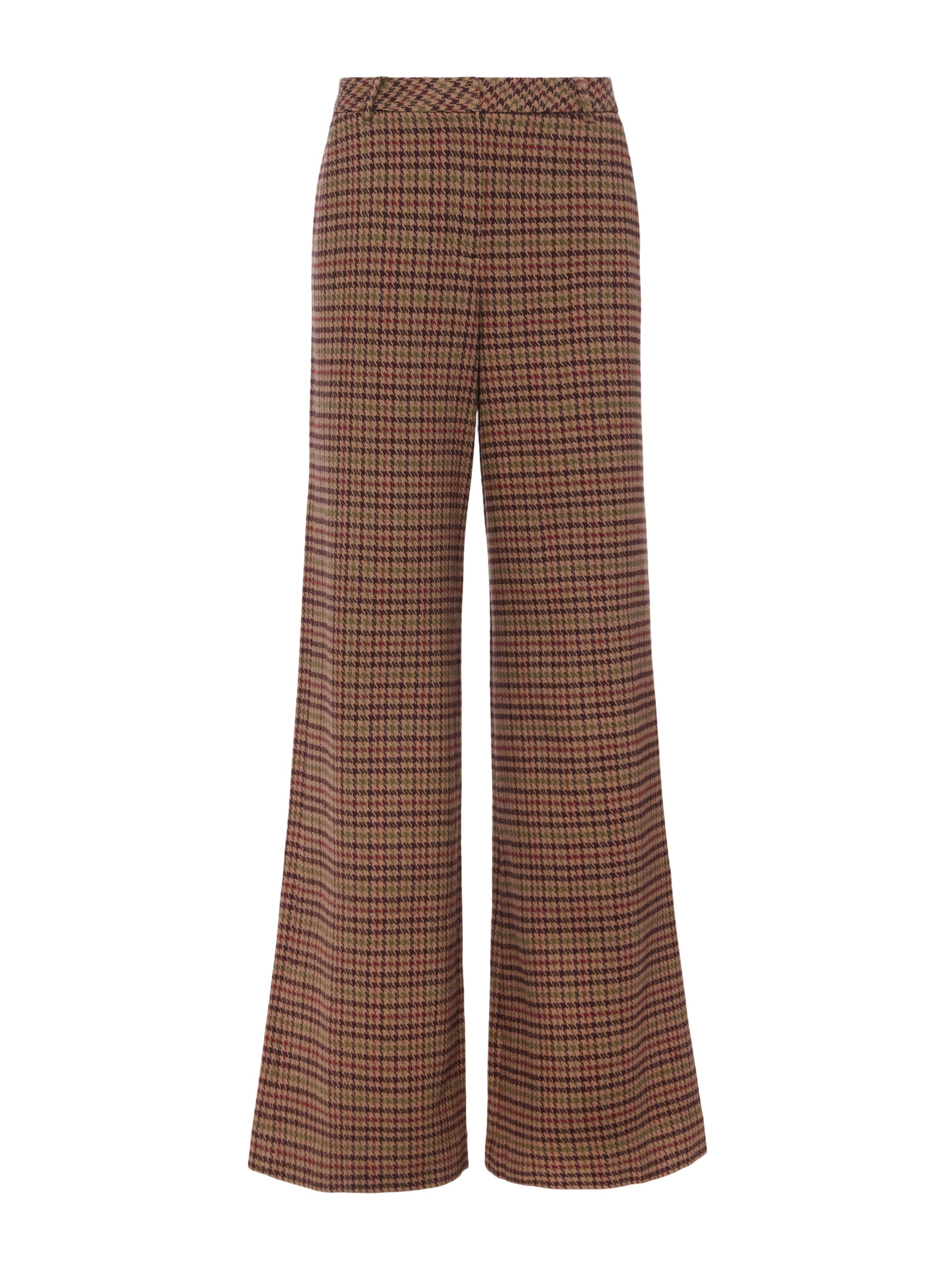 Pilar Houndstooth Wide-Leg Pant - Image 7