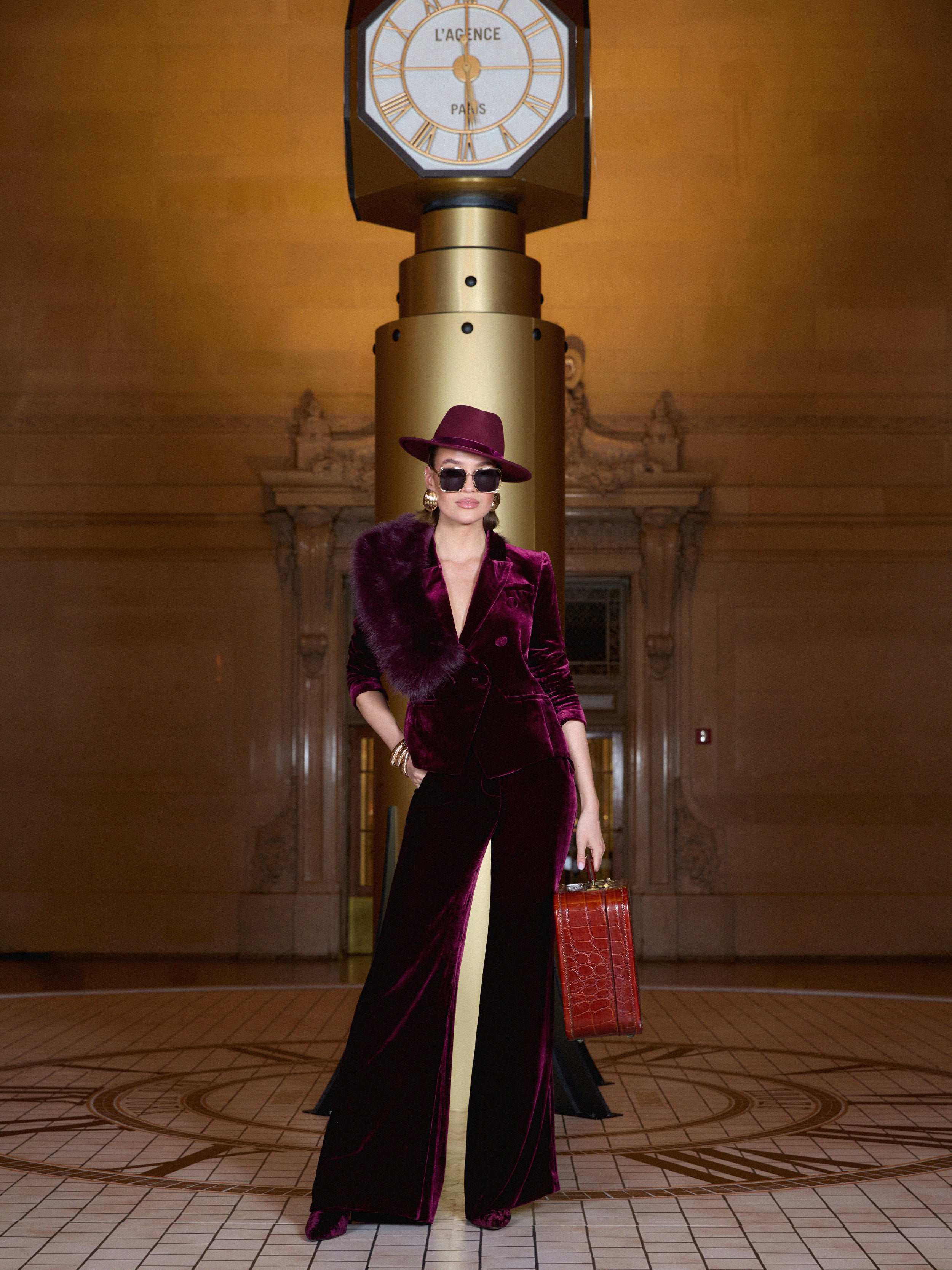 Pilar Velvet Wide-Leg Pant - Image 6