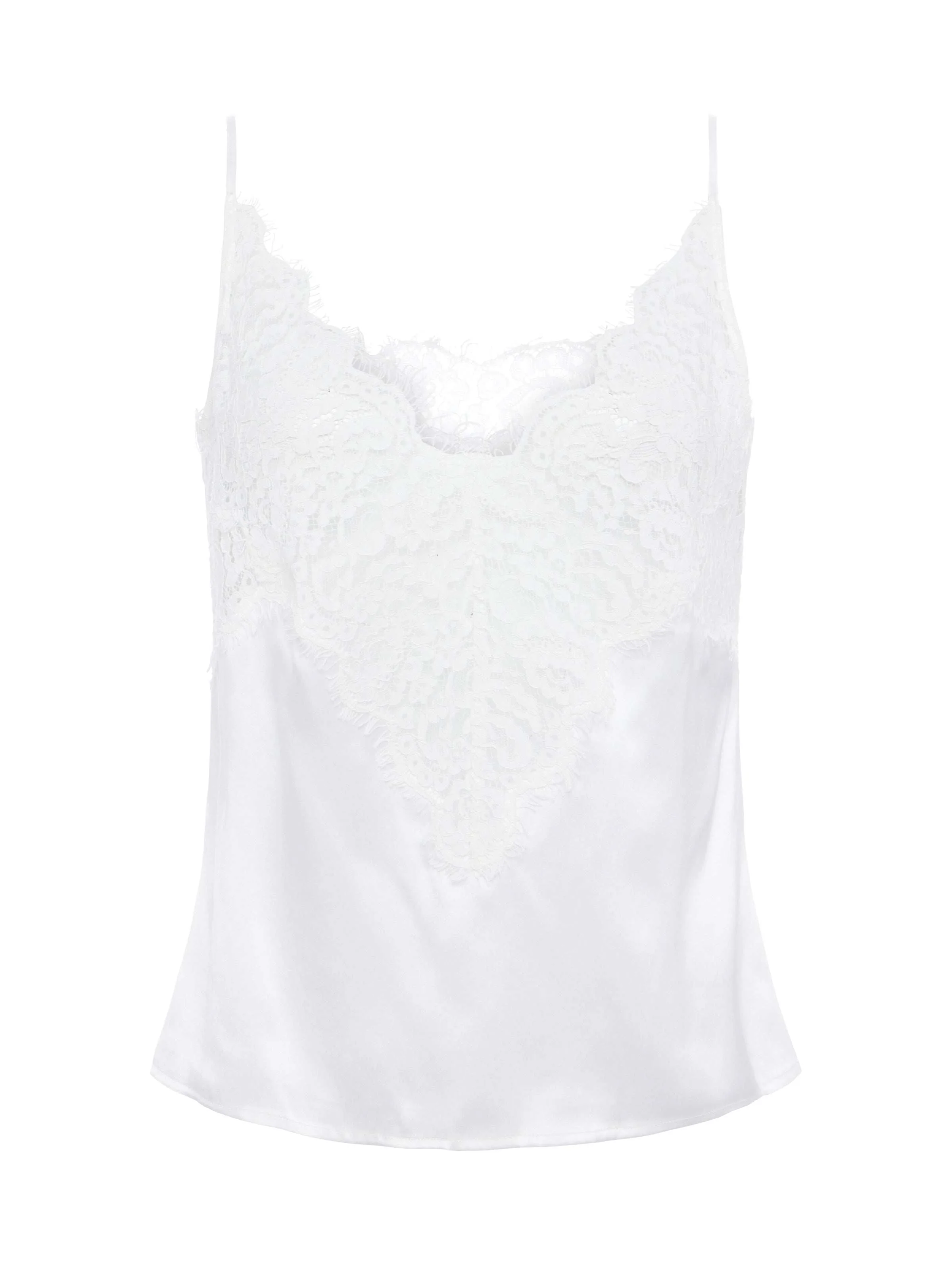 Priya Silk Lace Camisole - Image 6