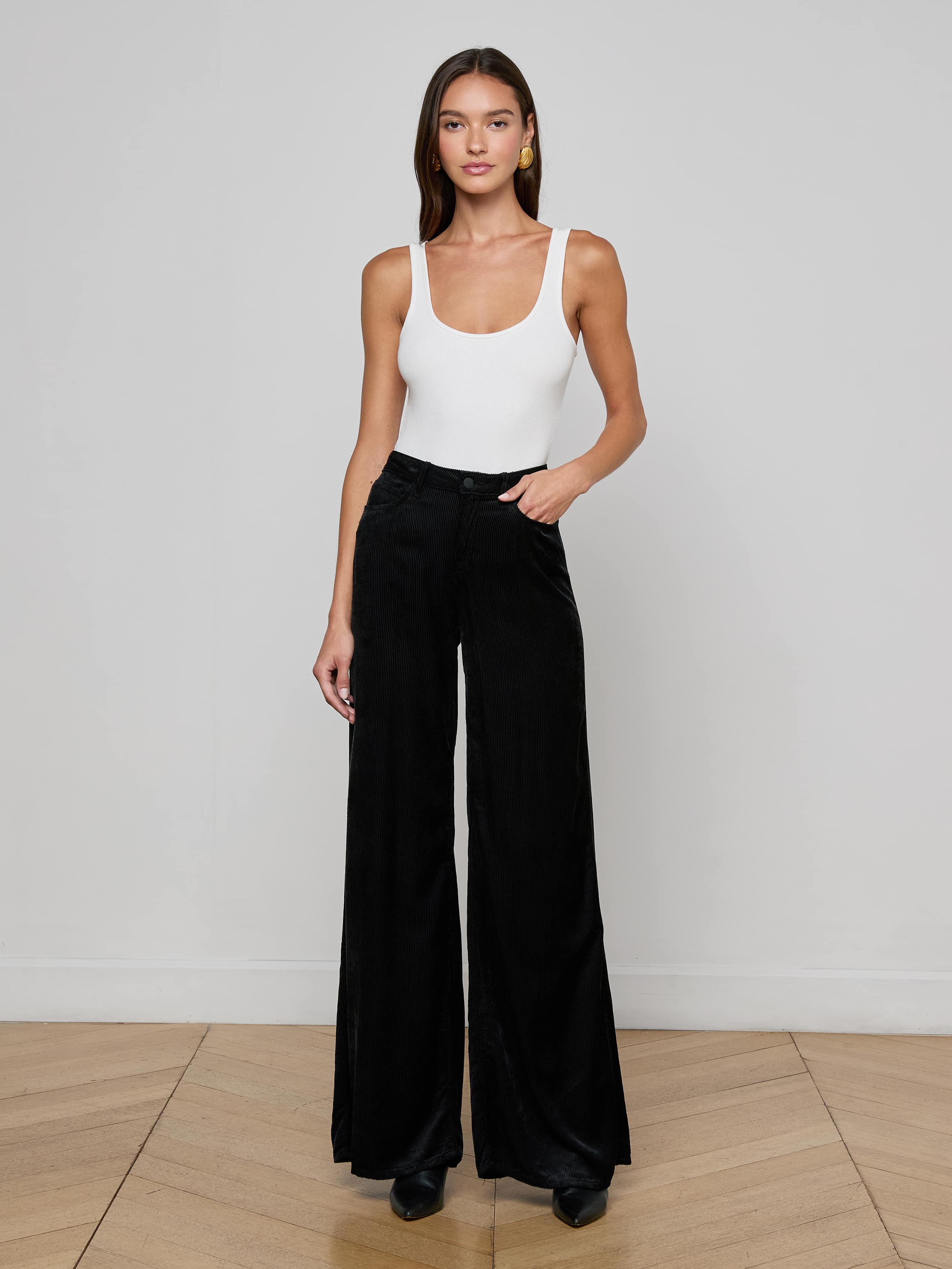 Quincy Wide-Leg Corduroy Pant
