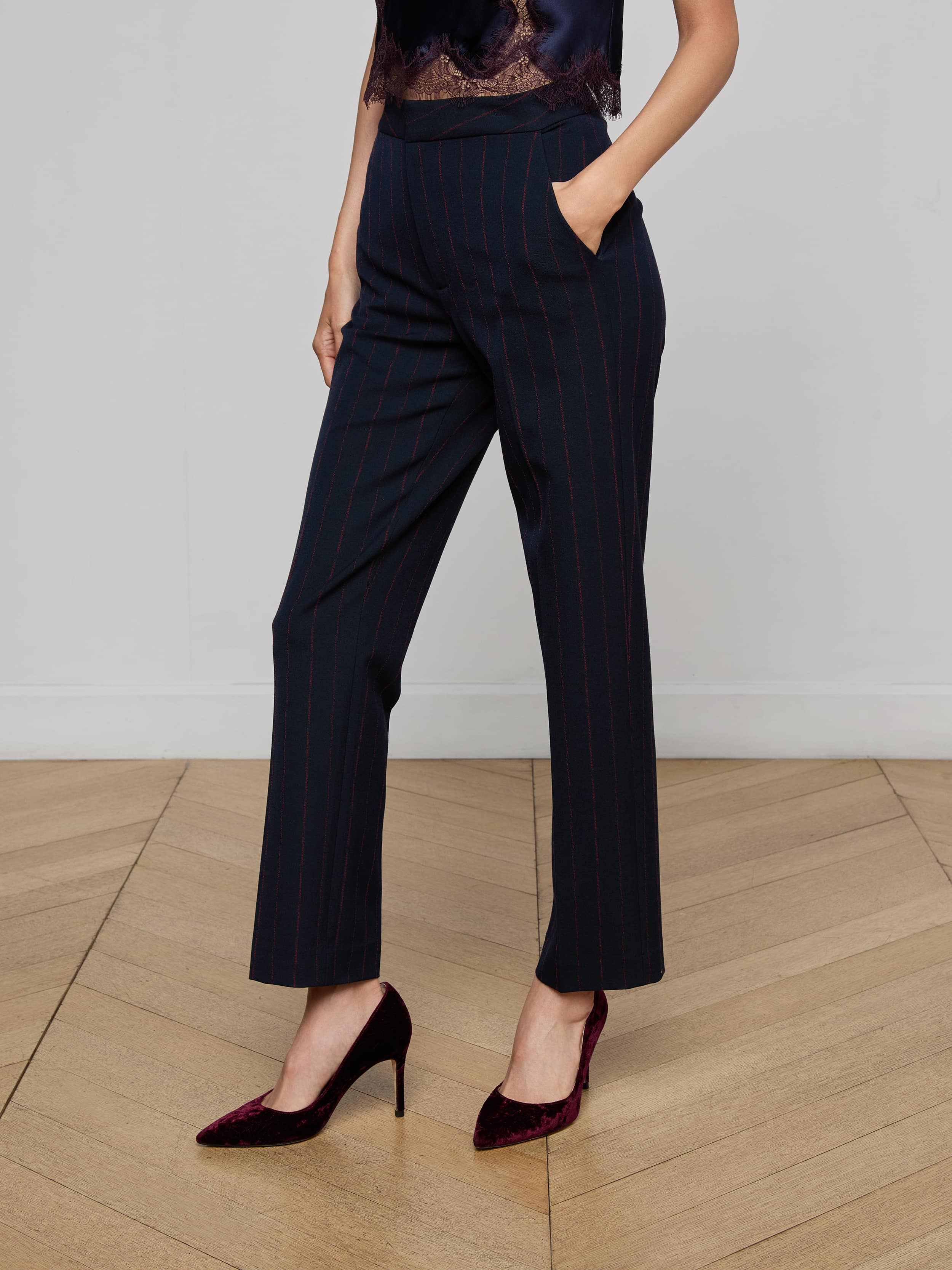 Rebel Pinstriped Trouser - Image 4