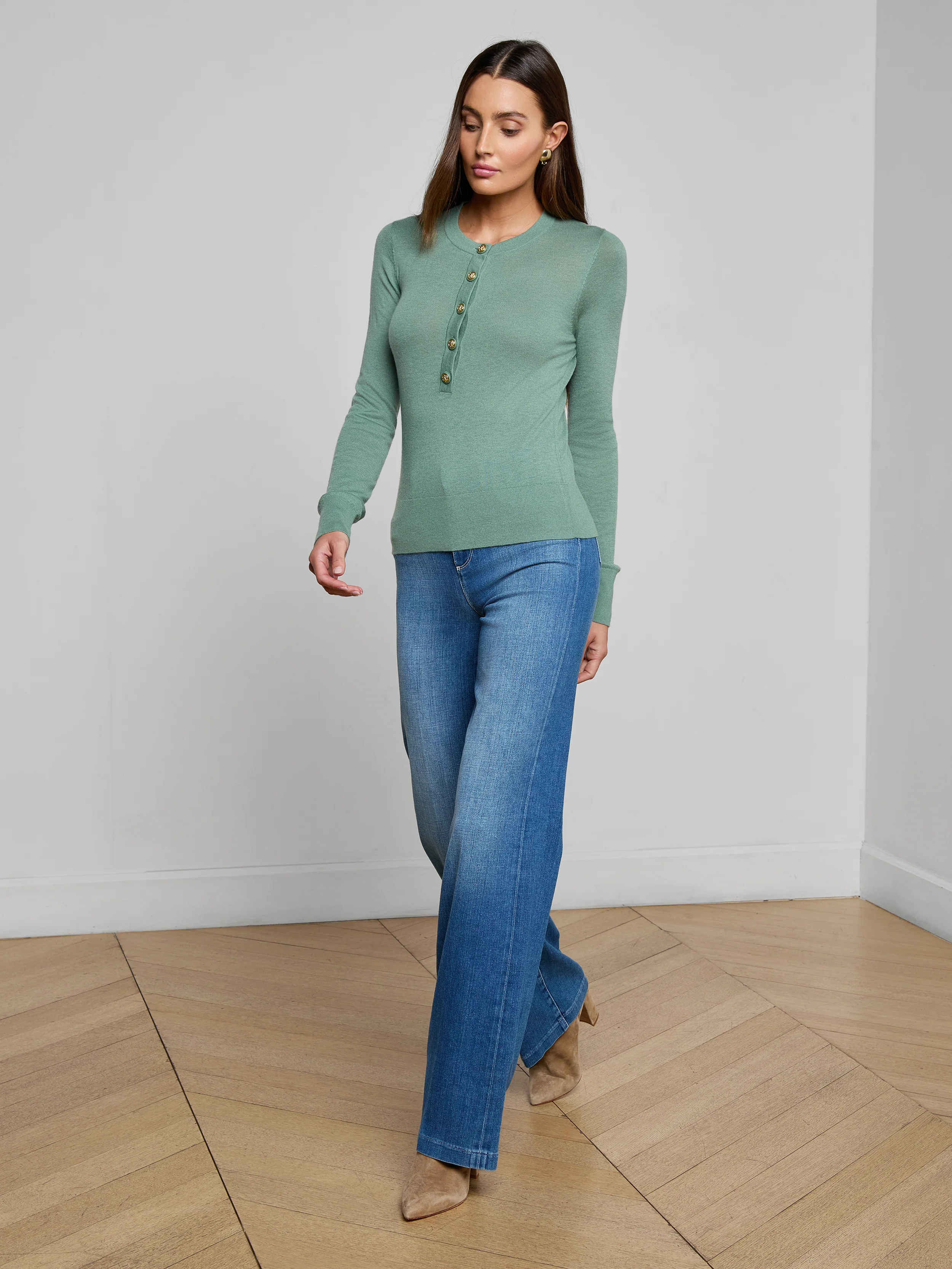 Ronda Knit Henley Top - Image 3