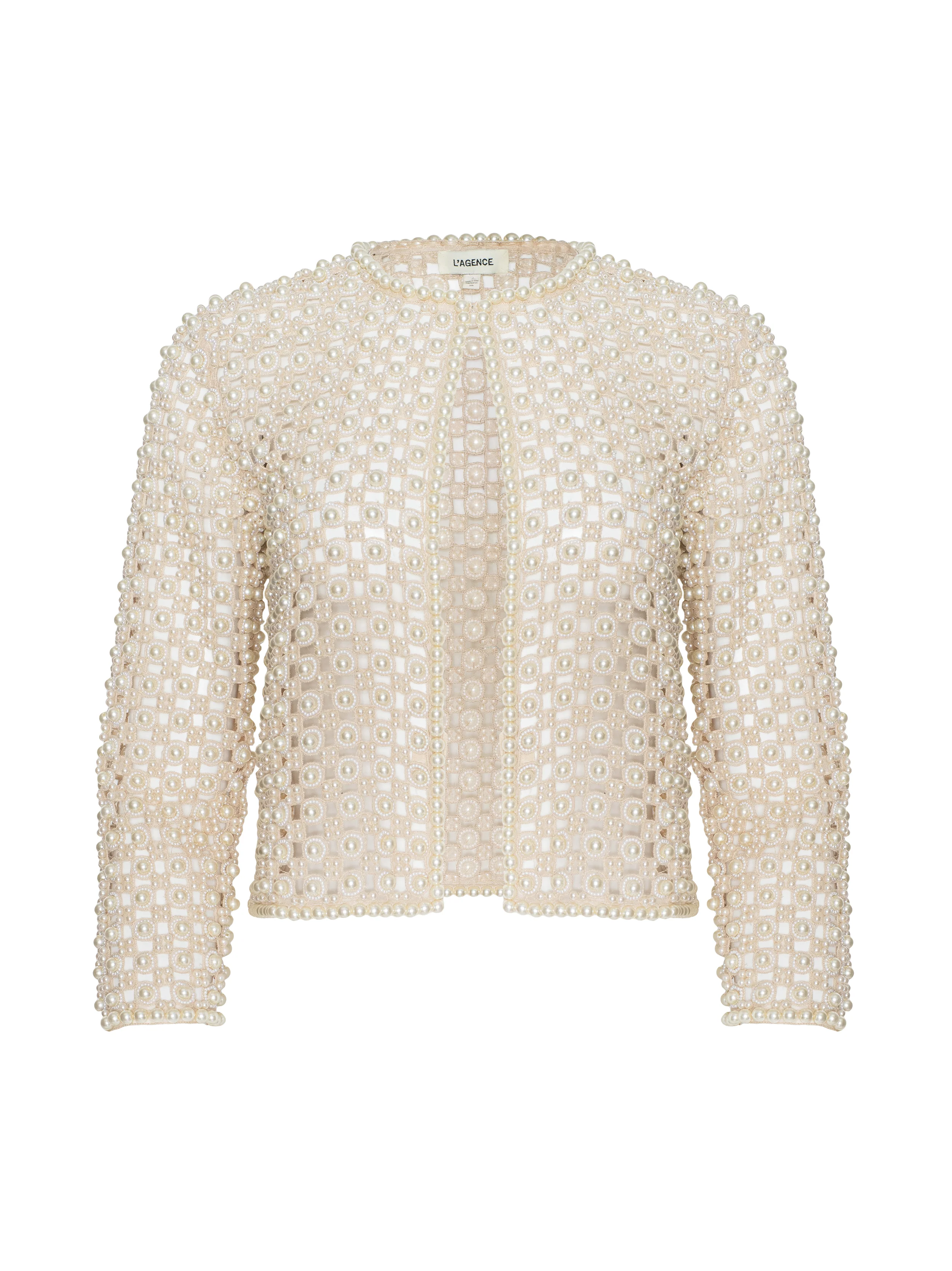 Rosamie Beaded Mesh Jacket