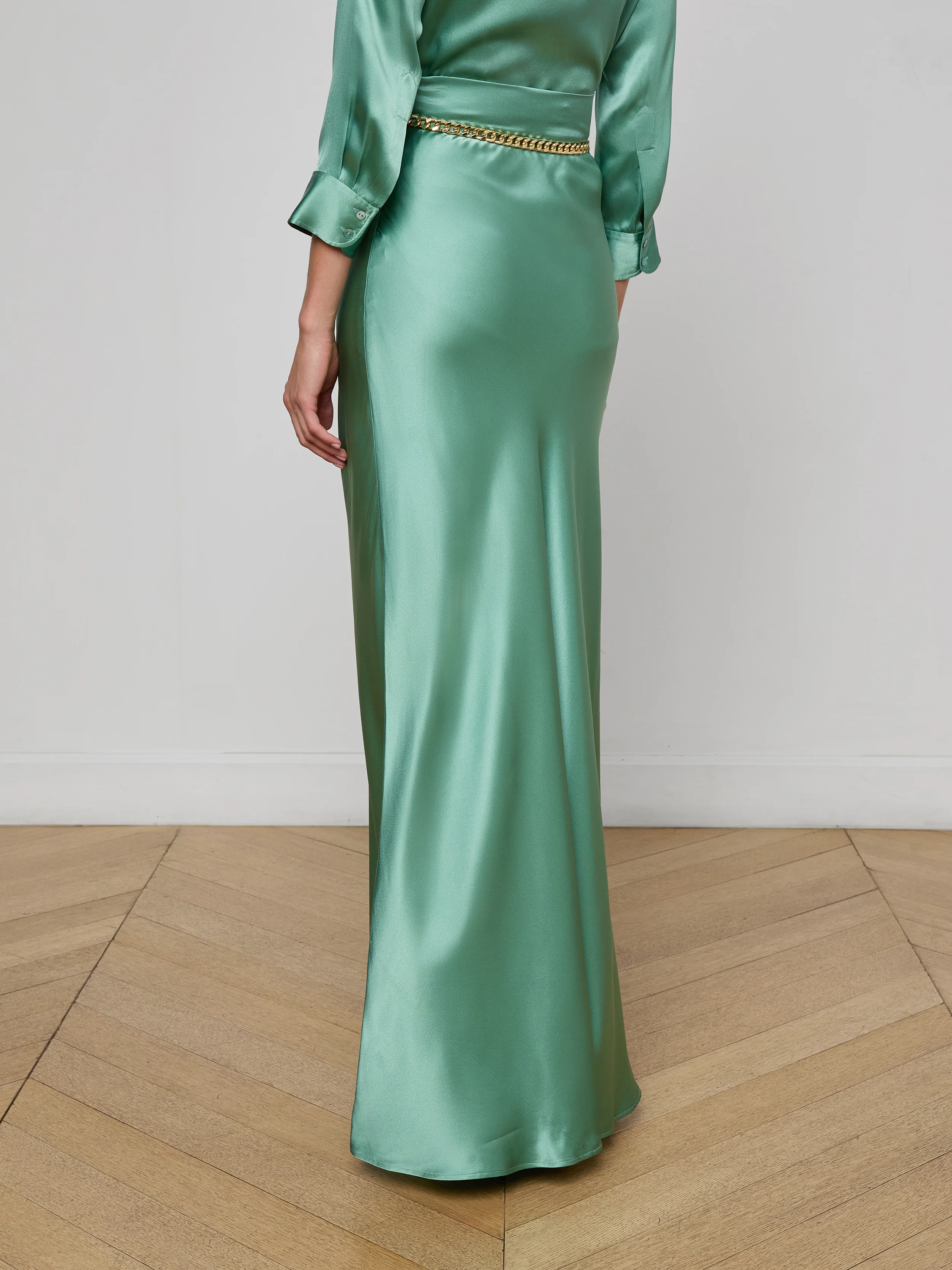Ryker Silk Maxi Skirt - Image 5