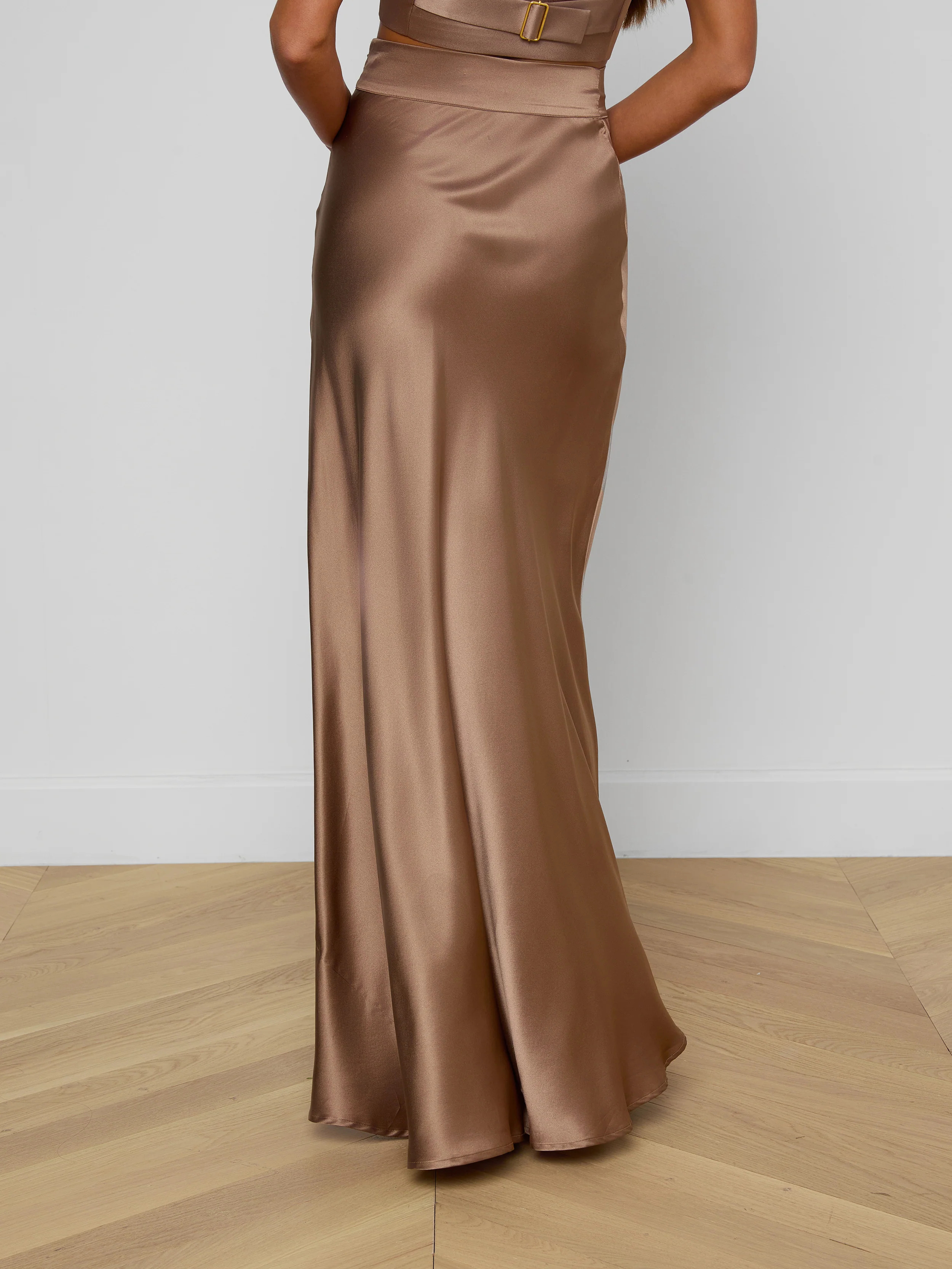Ryker Silk Maxi Skirt - Image 4